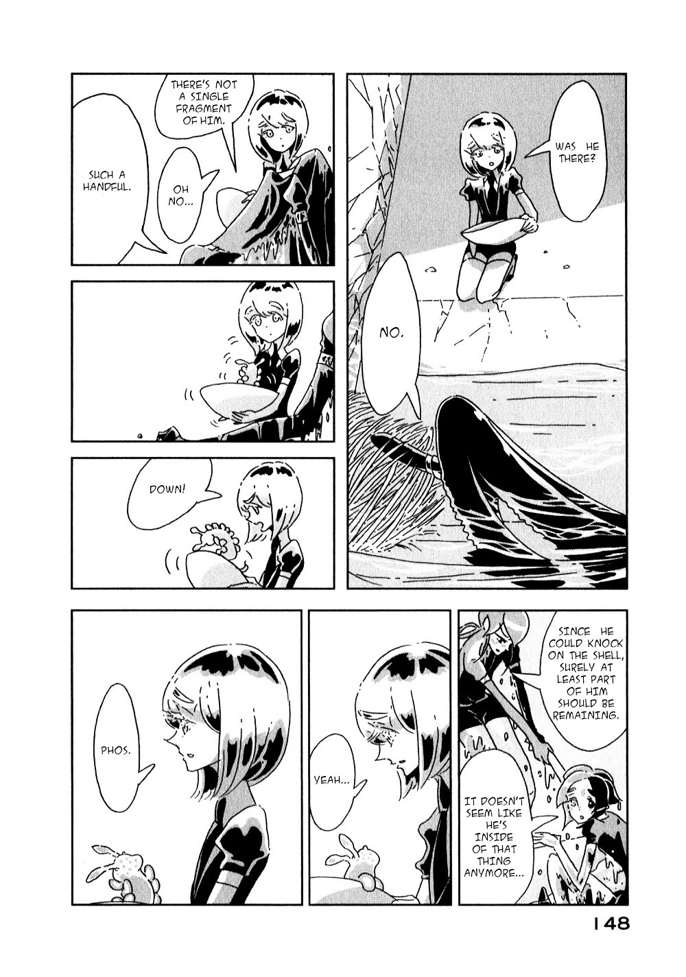 Houseki no Kuni Chapter 5 page 10 - Chapter 5 : Metamorphose (original version of translation)