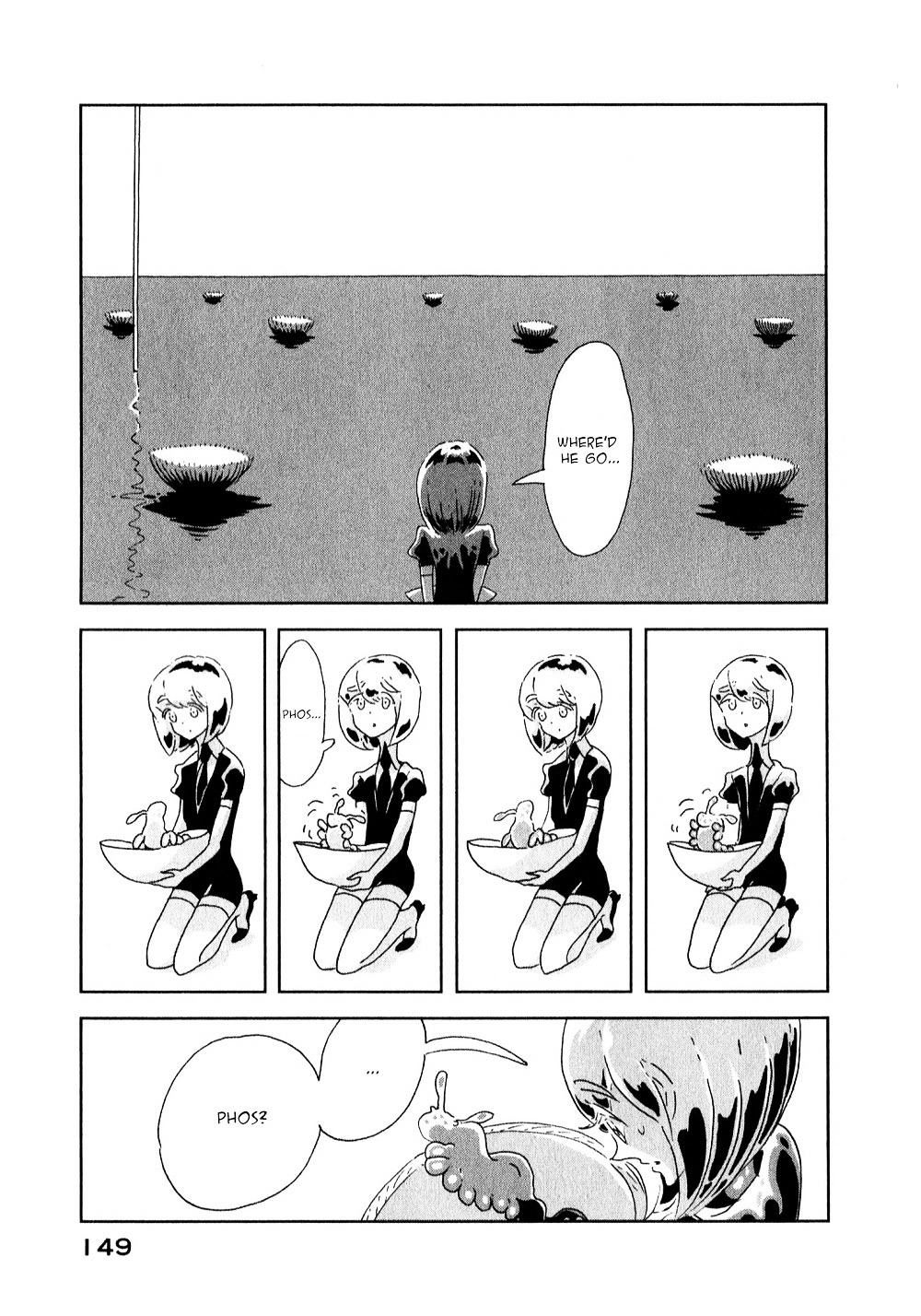 Houseki no Kuni Chapter 5 page 11 - Chapter 5 : Metamorphose (original version of translation)