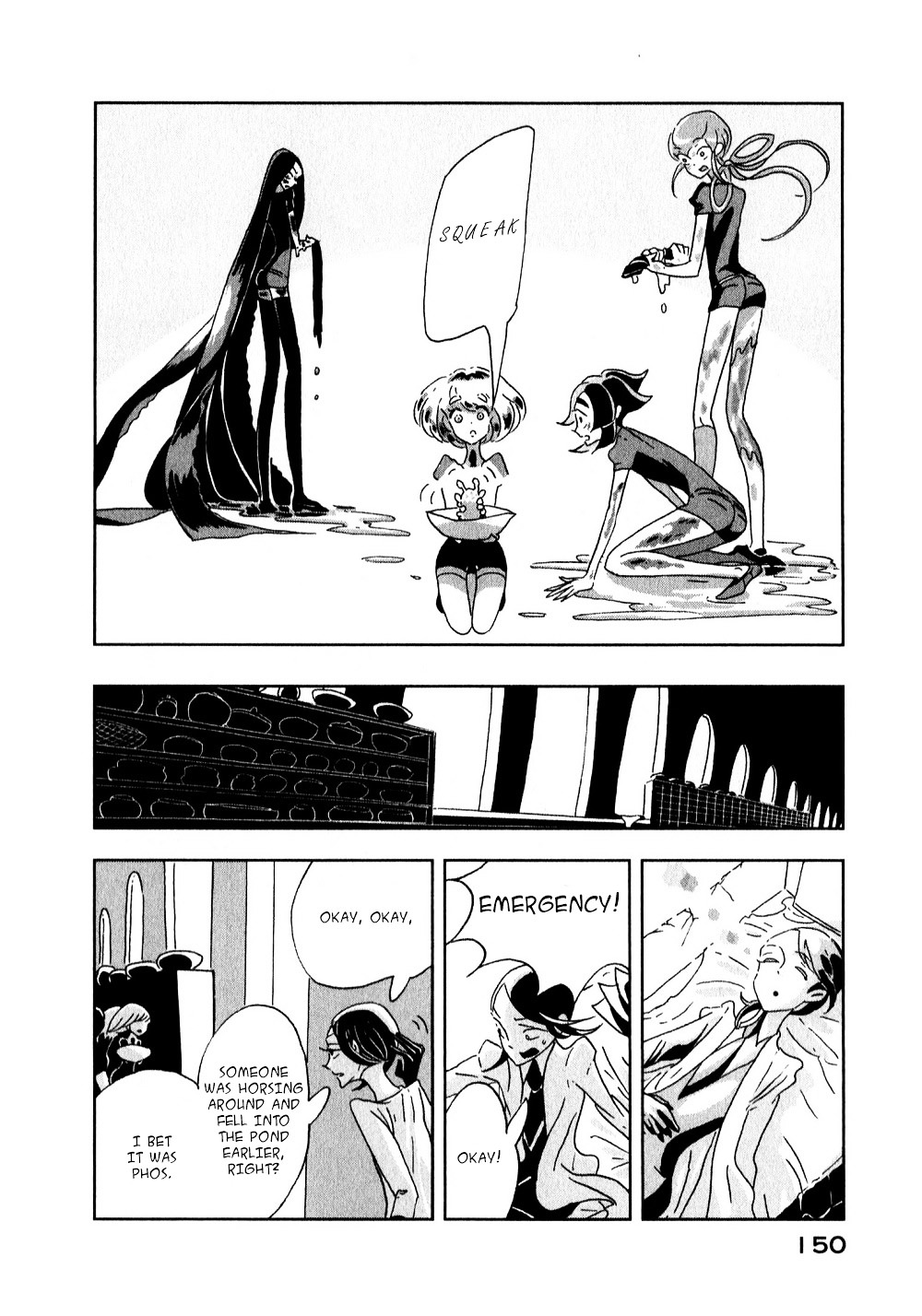 Houseki no Kuni Chapter 5 page 12 - Chapter 5 : Metamorphose (original version of translation)