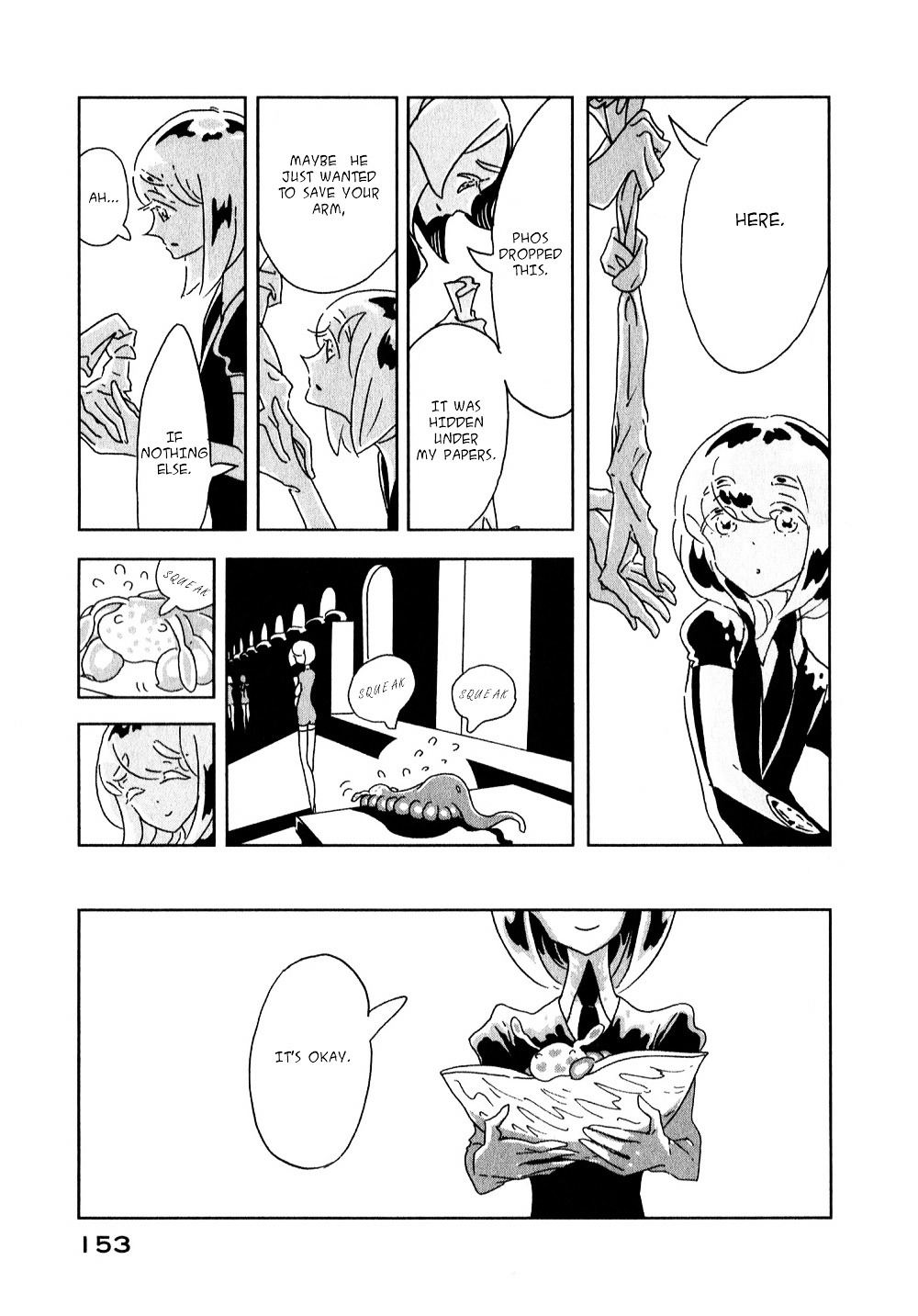 Houseki no Kuni Chapter 5 page 15 - Chapter 5 : Metamorphose (original version of translation)
