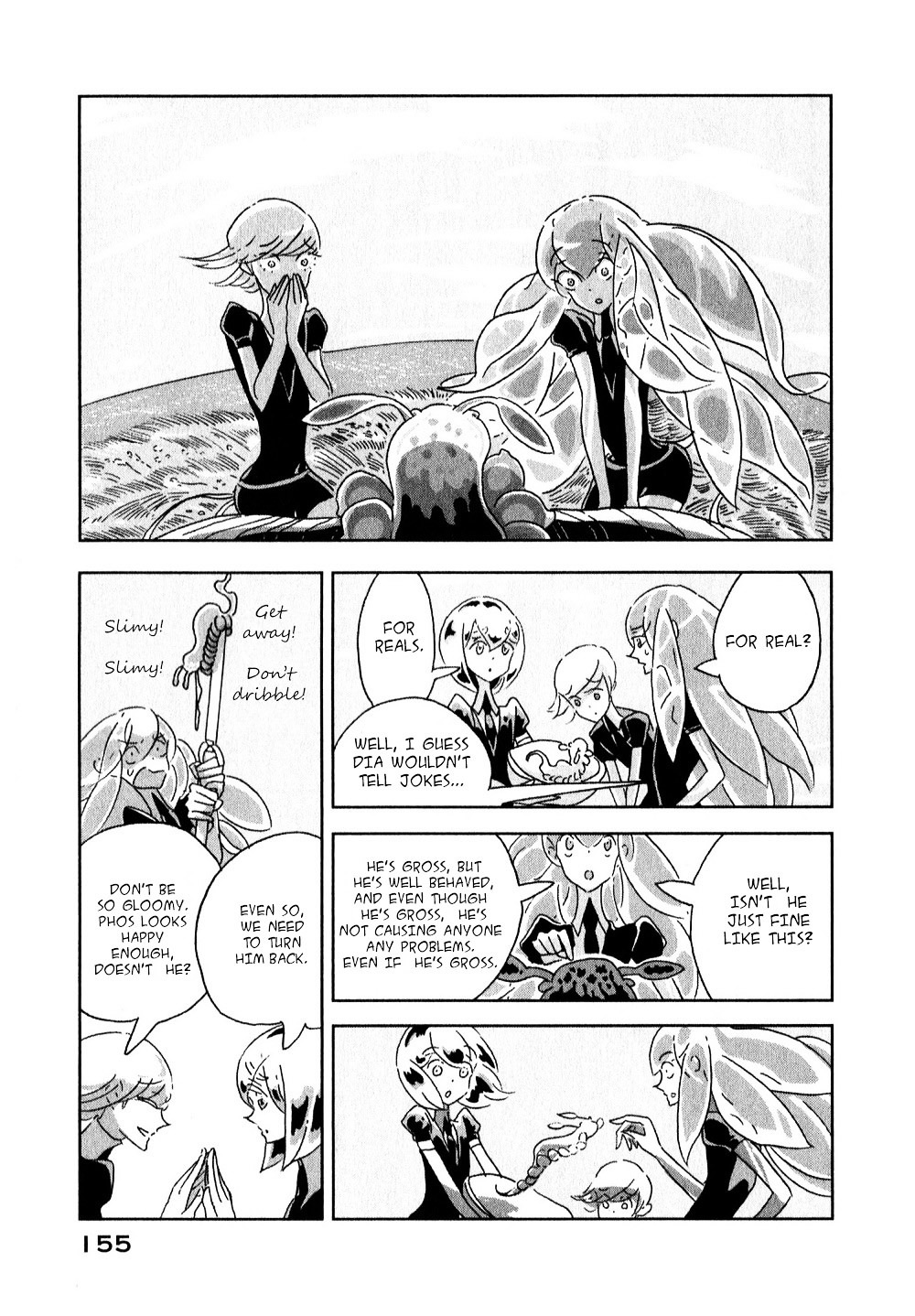 Houseki no Kuni Chapter 5 page 17 - Chapter 5 : Metamorphose (original version of translation)