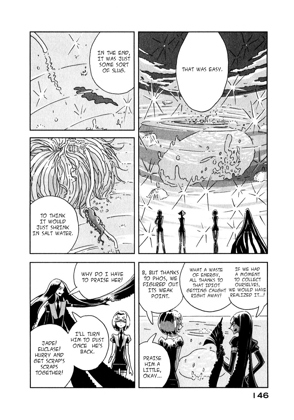Houseki no Kuni Chapter 5 page 8 - Chapter 5 : Metamorphose (original version of translation)
