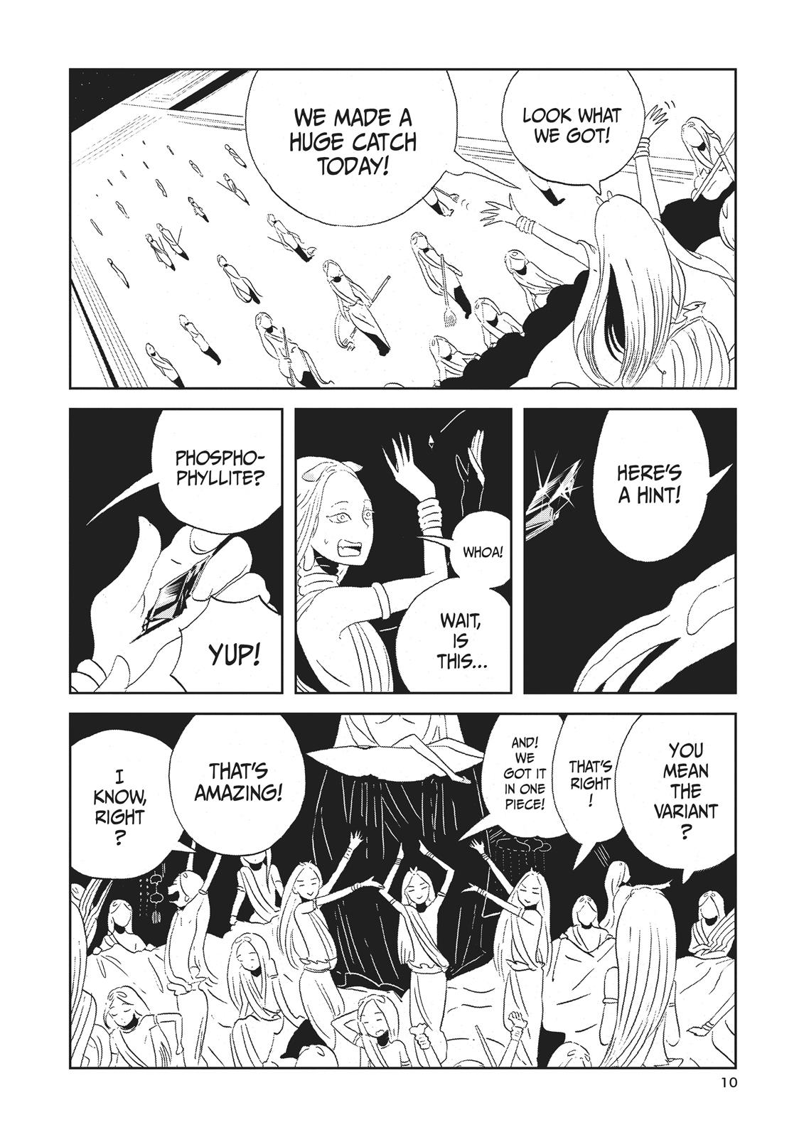 Houseki no Kuni Chapter 53 page 10 - Chapter 53: On The Moon