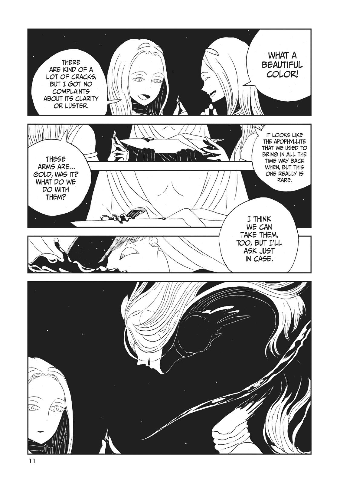 Houseki no Kuni Chapter 53 page 11 - Chapter 53: On The Moon