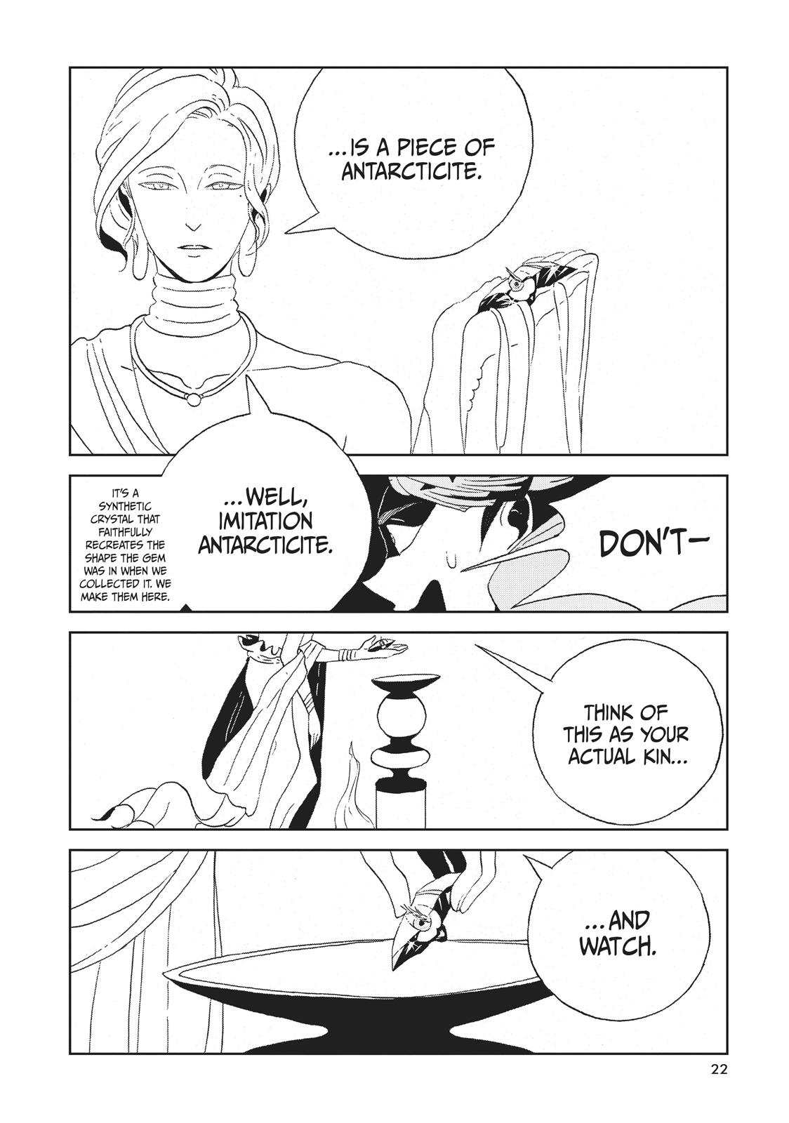 Houseki no Kuni Chapter 53 page 21 - Chapter 53: On The Moon