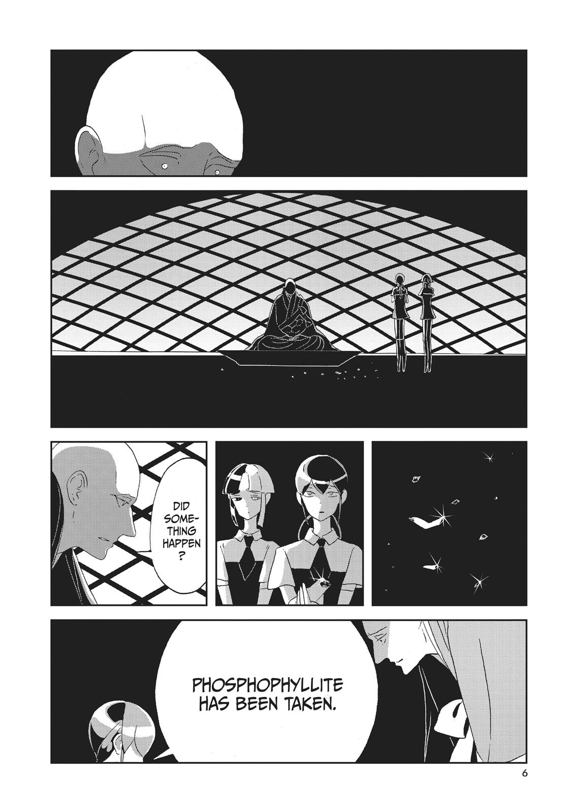 Houseki no Kuni Chapter 53 page 6 - Chapter 53: On The Moon