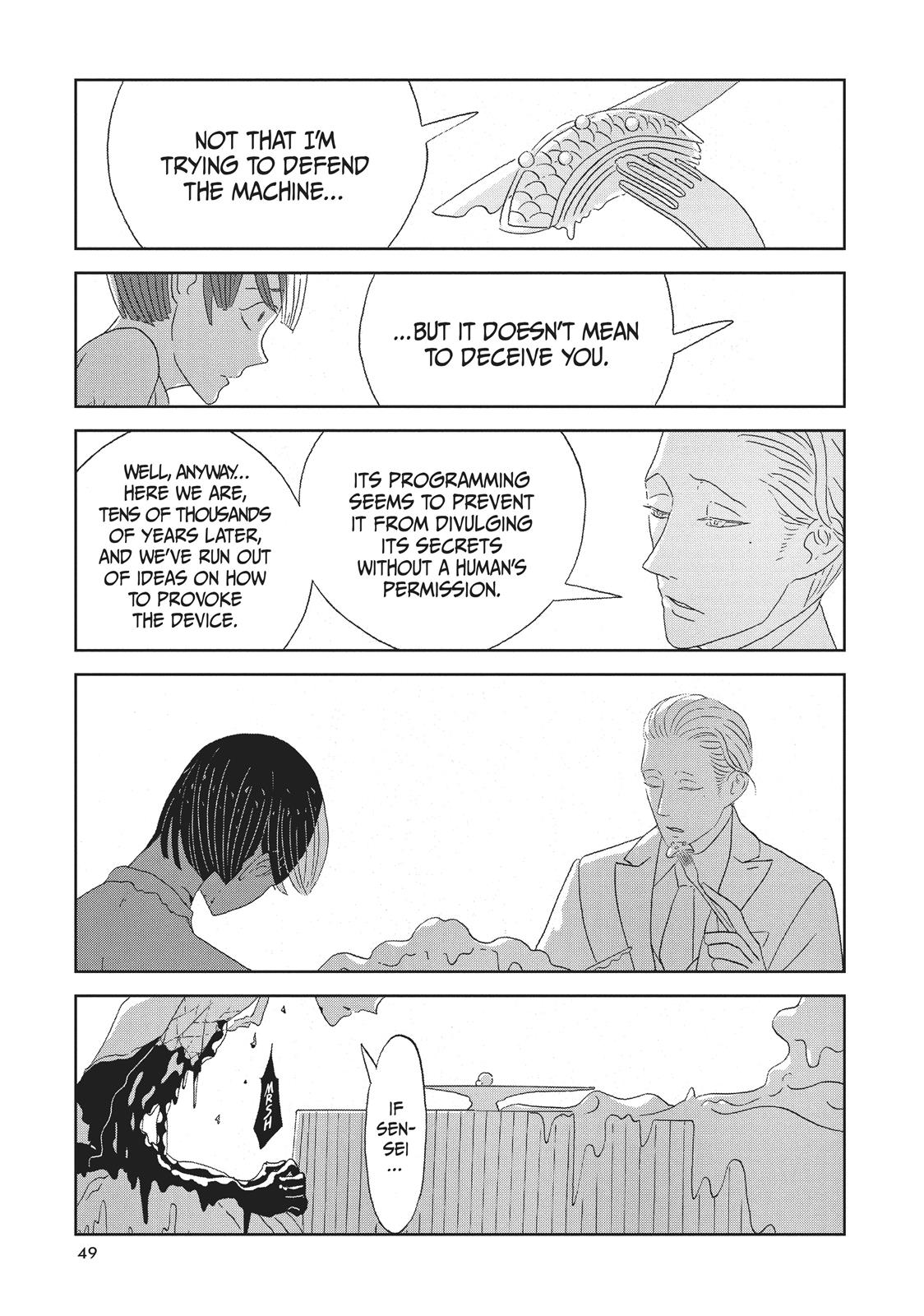 Houseki no Kuni Chapter 54 page 21 - Chapter 54: Prayer Machine