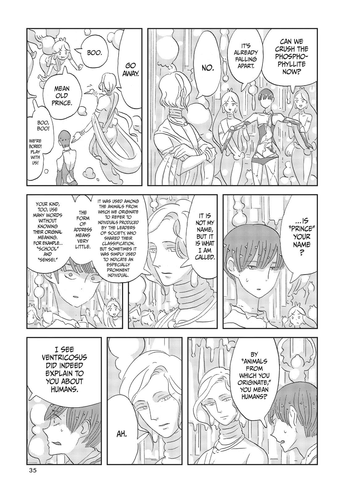 Houseki no Kuni Chapter 54 page 7 - Chapter 54: Prayer Machine