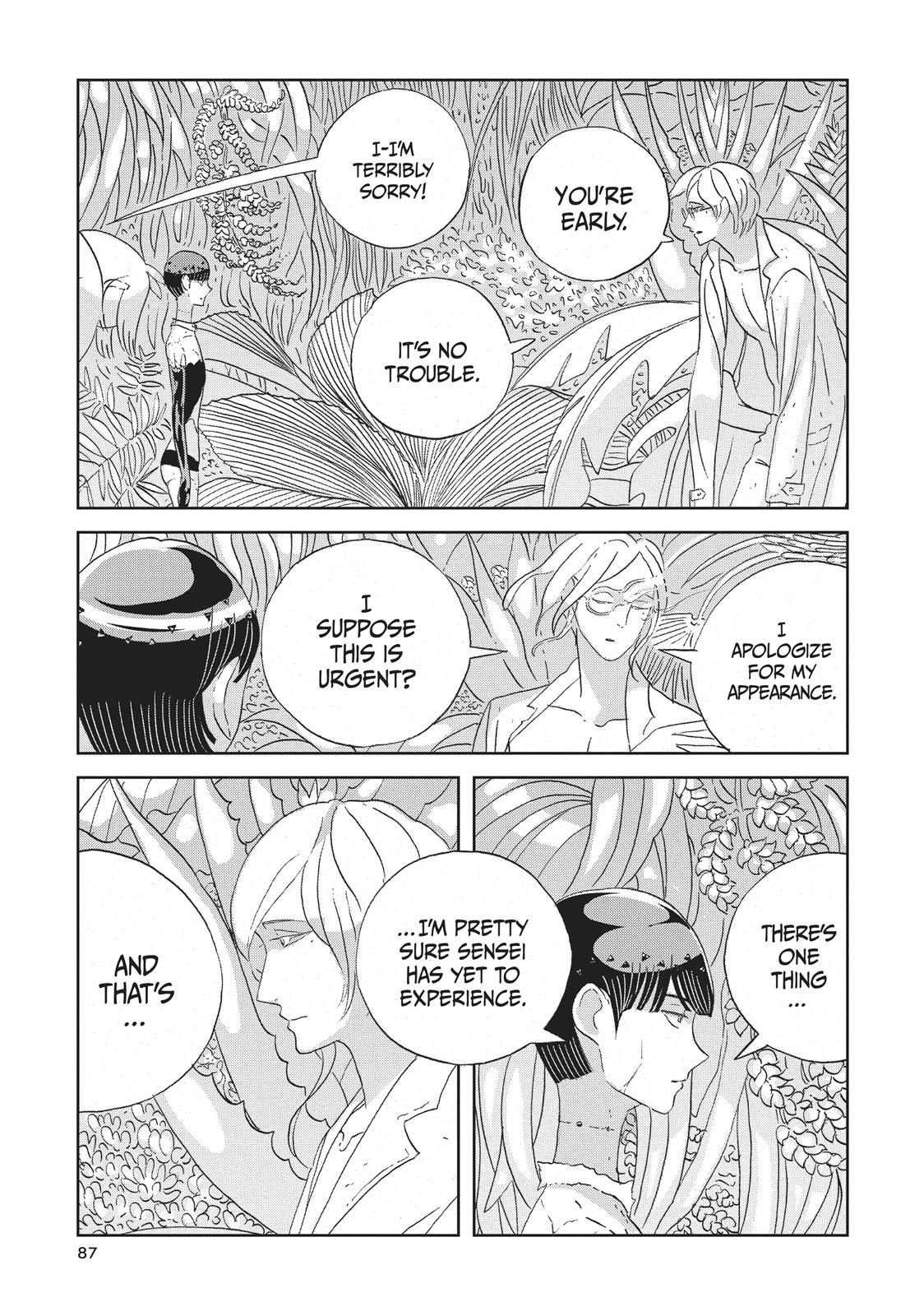 Houseki no Kuni Chapter 56 page 15 - Chapter 56: Synthetic Pearl