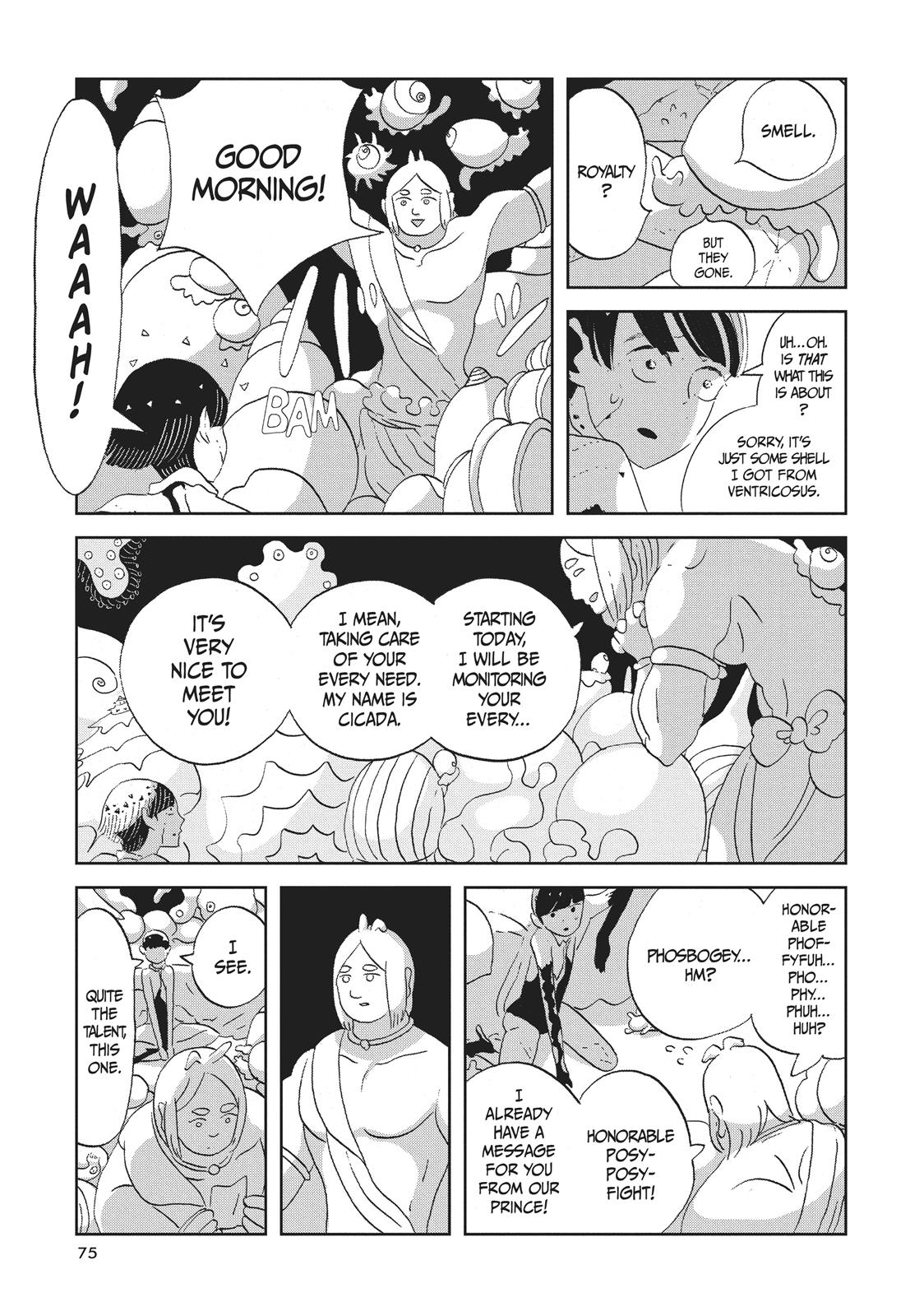 Houseki no Kuni Chapter 56 page 3 - Chapter 56: Synthetic Pearl