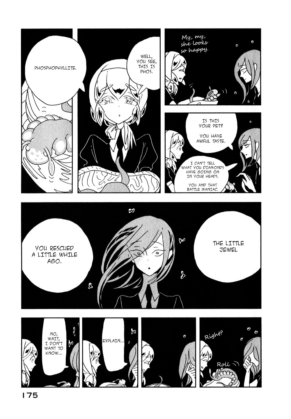 Houseki no Kuni Chapter 6 page 11 - Chapter 6 : Extraction (original version of translation)