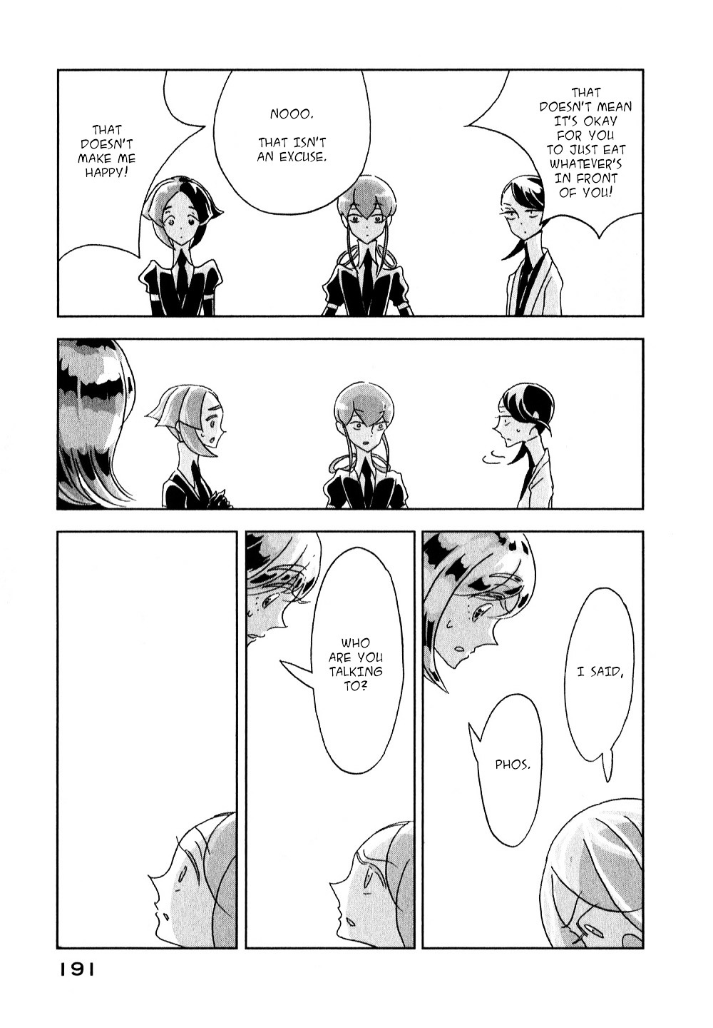Houseki no Kuni Chapter 6 page 26 - Chapter 6 : Extraction (original version of translation)