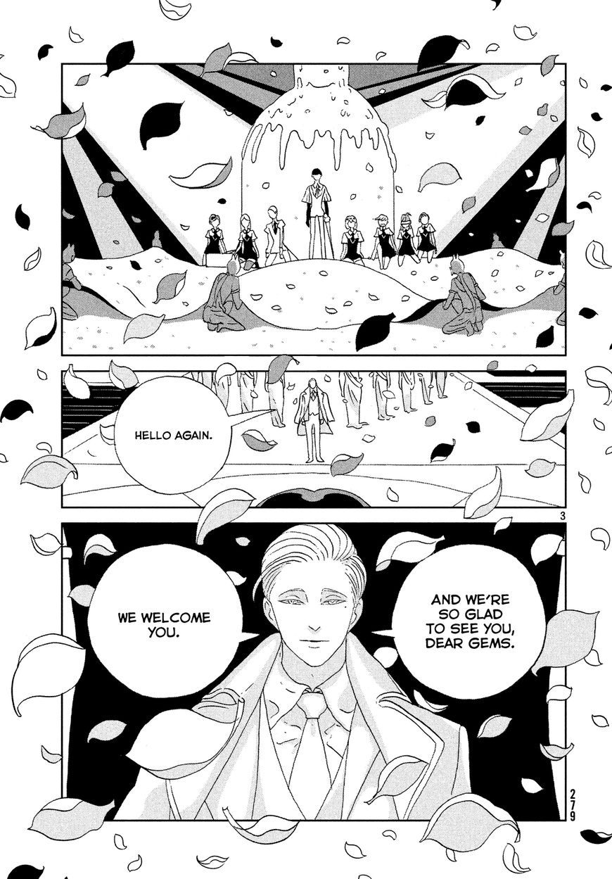Houseki no Kuni Chapter 63 page 3 - Chapter 63 : High Hopes