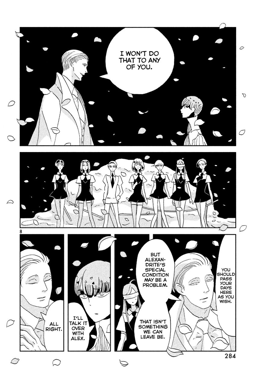 Houseki no Kuni Chapter 63 page 8 - Chapter 63 : High Hopes
