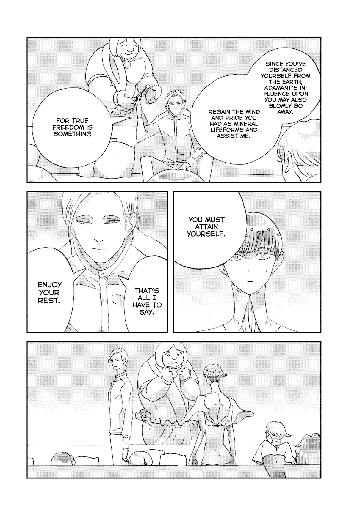 Houseki no Kuni Chapter 66 page 15 - Chapter 66: Freedom