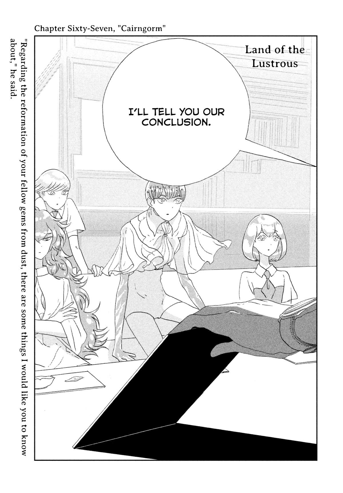 Houseki no Kuni Chapter 67 page 1 - Chapter 67: Cairngorm