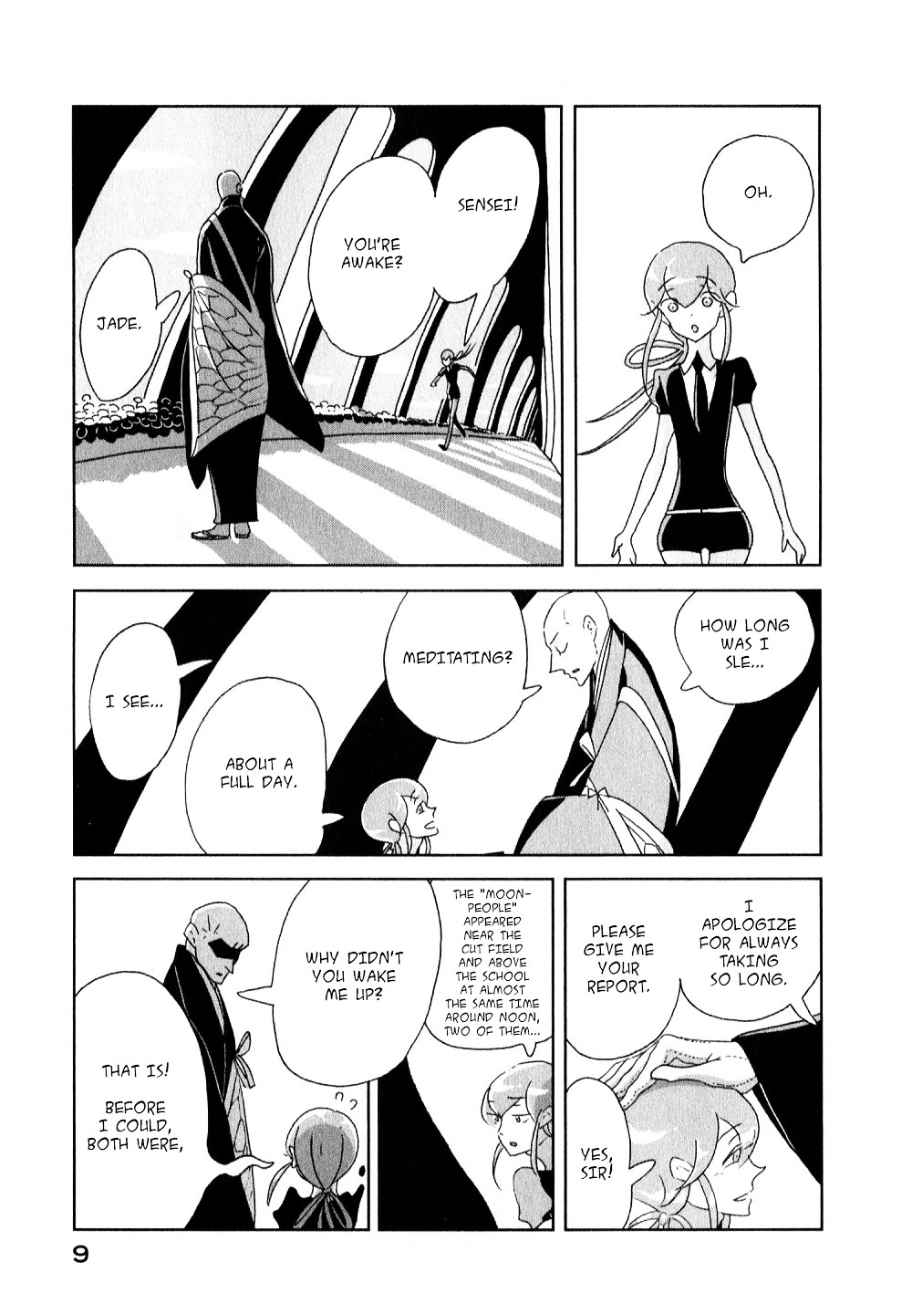 Houseki no Kuni Chapter 7 page 10 - Chapter 7 : Wentricosus (original version of translation)