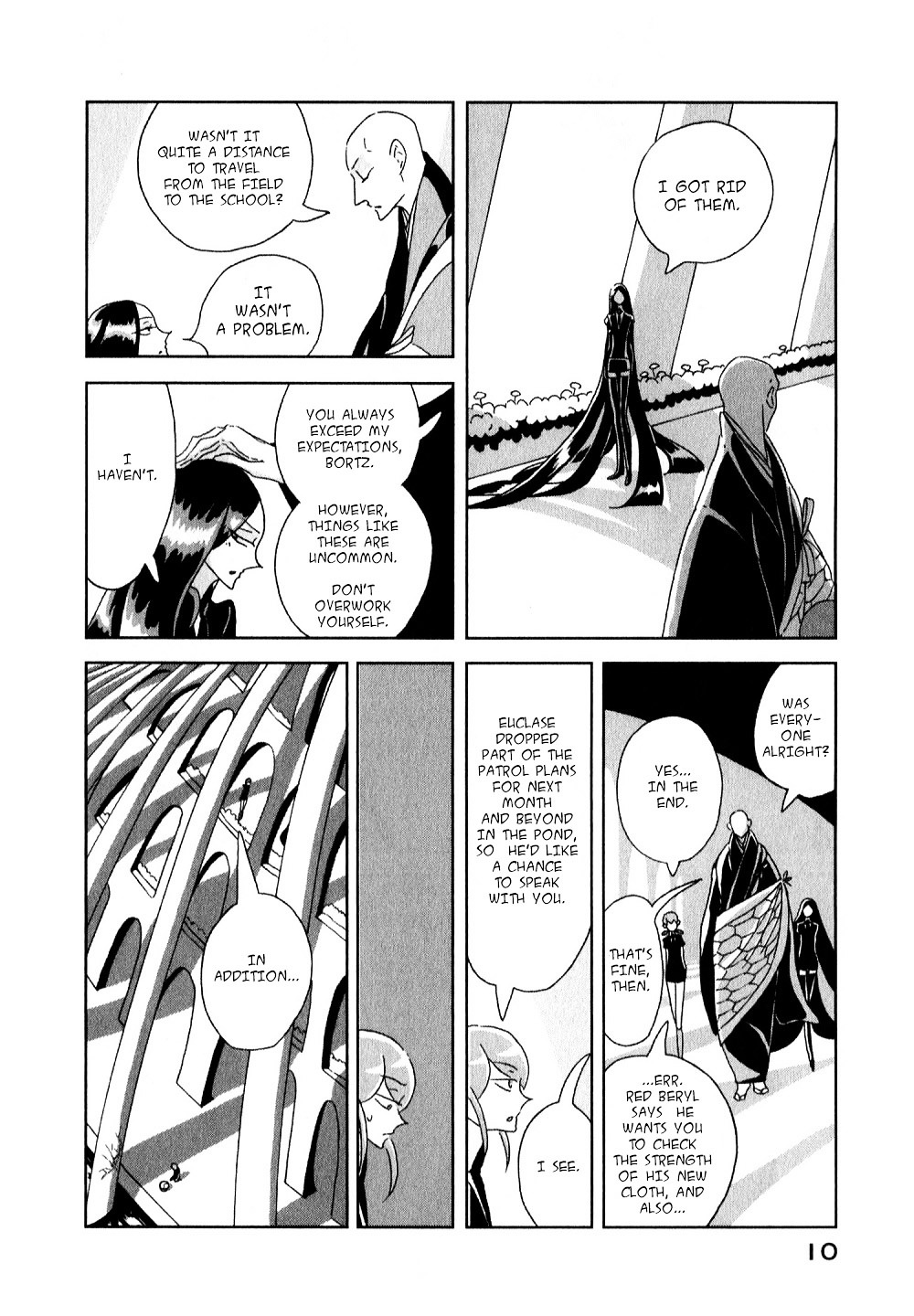 Houseki no Kuni Chapter 7 page 11 - Chapter 7 : Wentricosus (original version of translation)