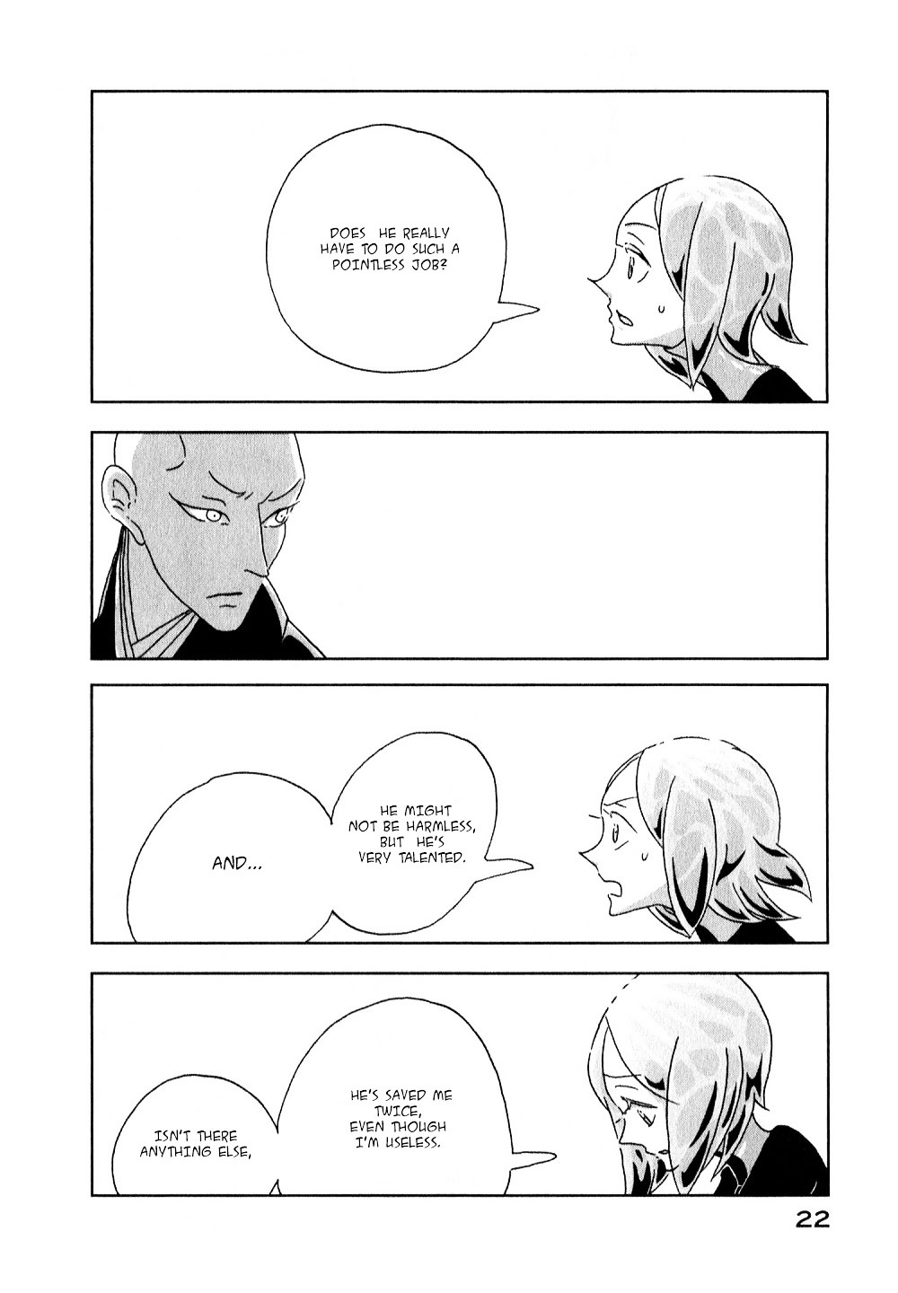 Houseki no Kuni Chapter 7 page 23 - Chapter 7 : Wentricosus (original version of translation)