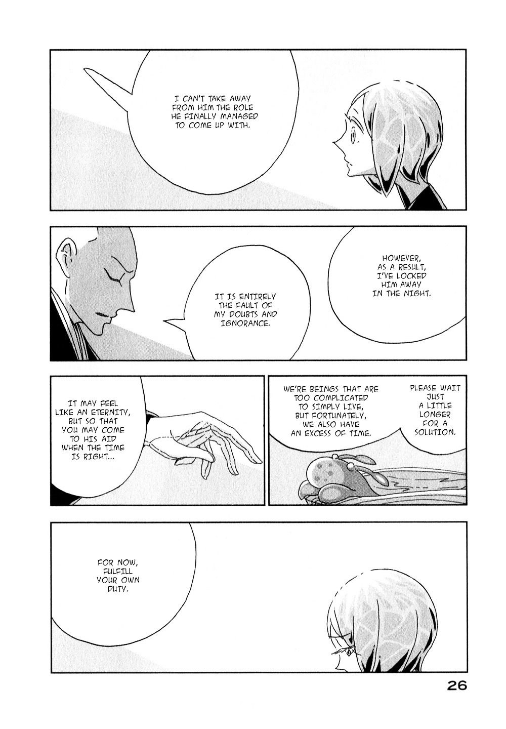 Houseki no Kuni Chapter 7 page 27 - Chapter 7 : Wentricosus (original version of translation)