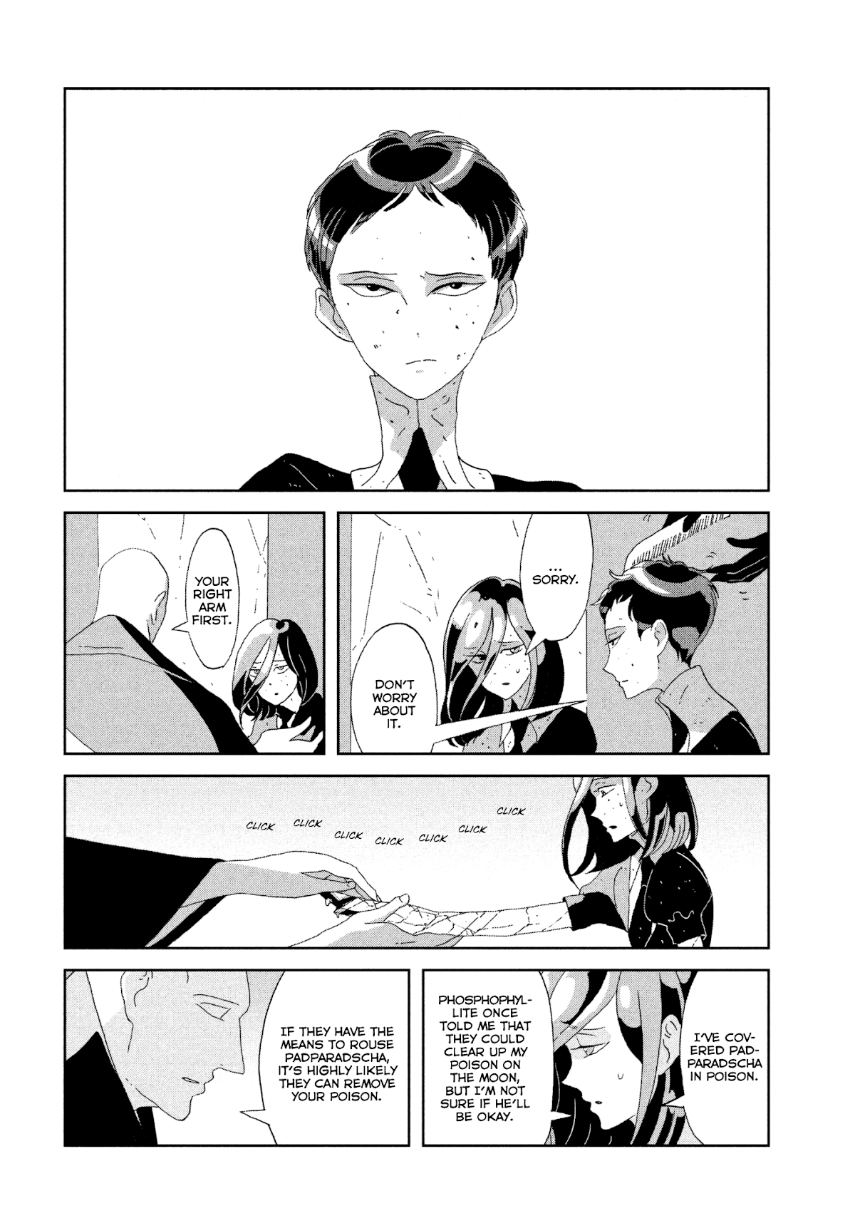 Houseki no Kuni Chapter 71 page 8 - Chapter 71: Failure