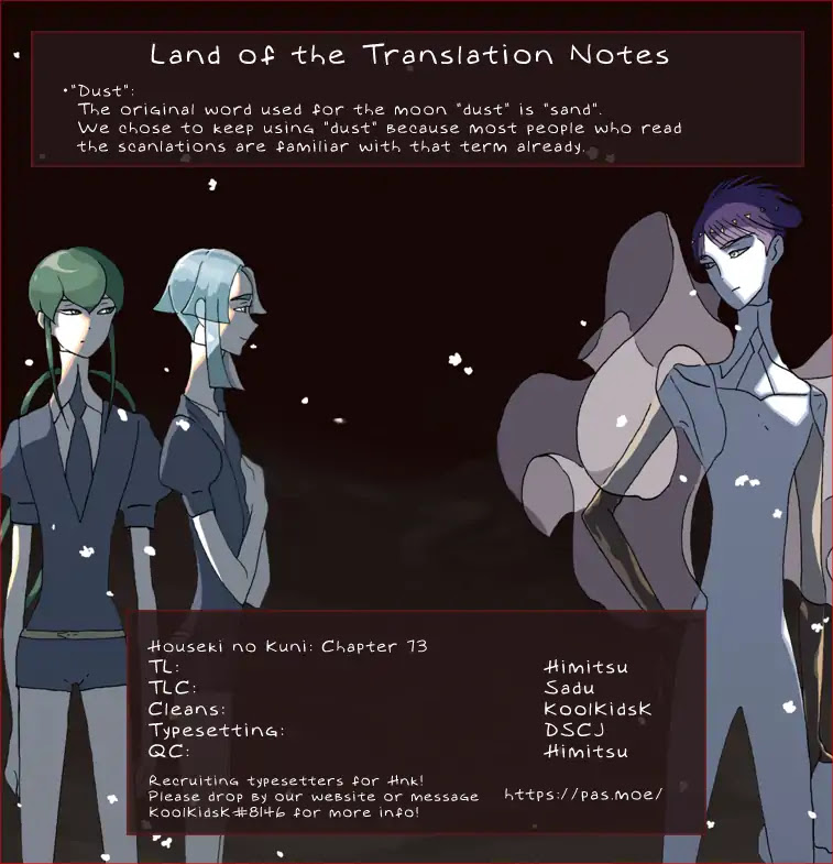 Houseki no Kuni Chapter 73 page 21 - Chapter 73: Decisions