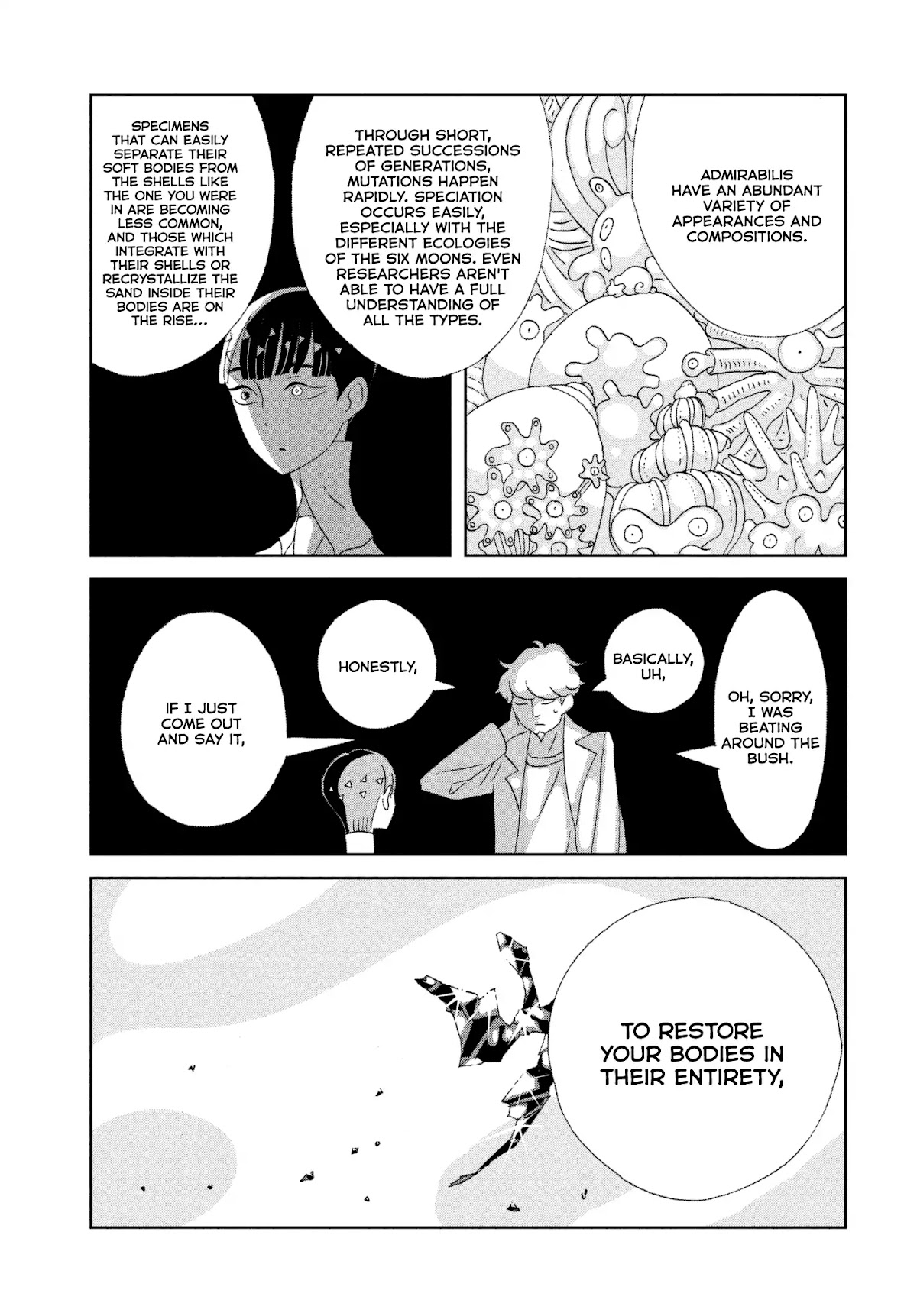 Houseki no Kuni Chapter 73 page 5 - Chapter 73: Decisions