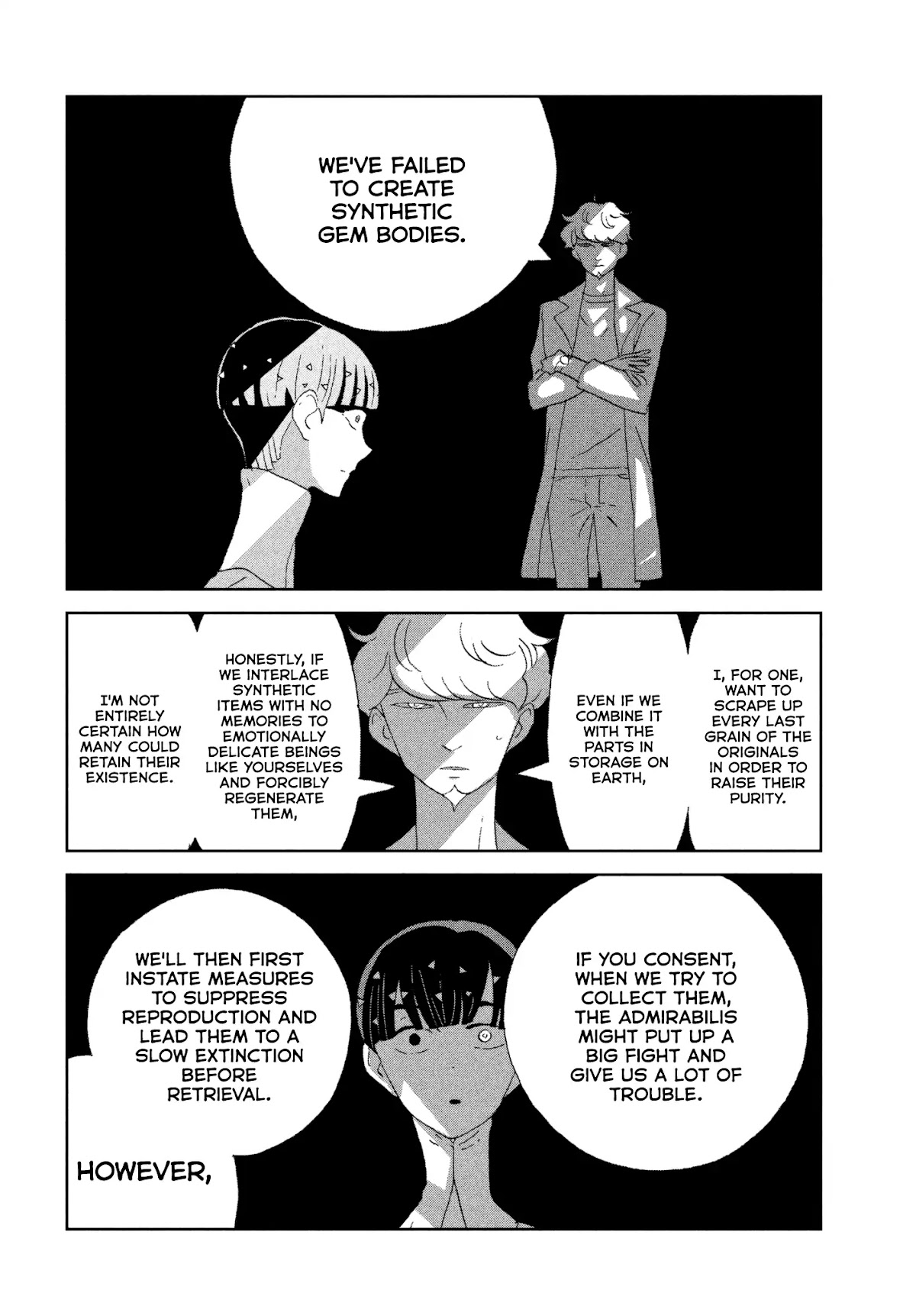 Houseki no Kuni Chapter 73 page 8 - Chapter 73: Decisions