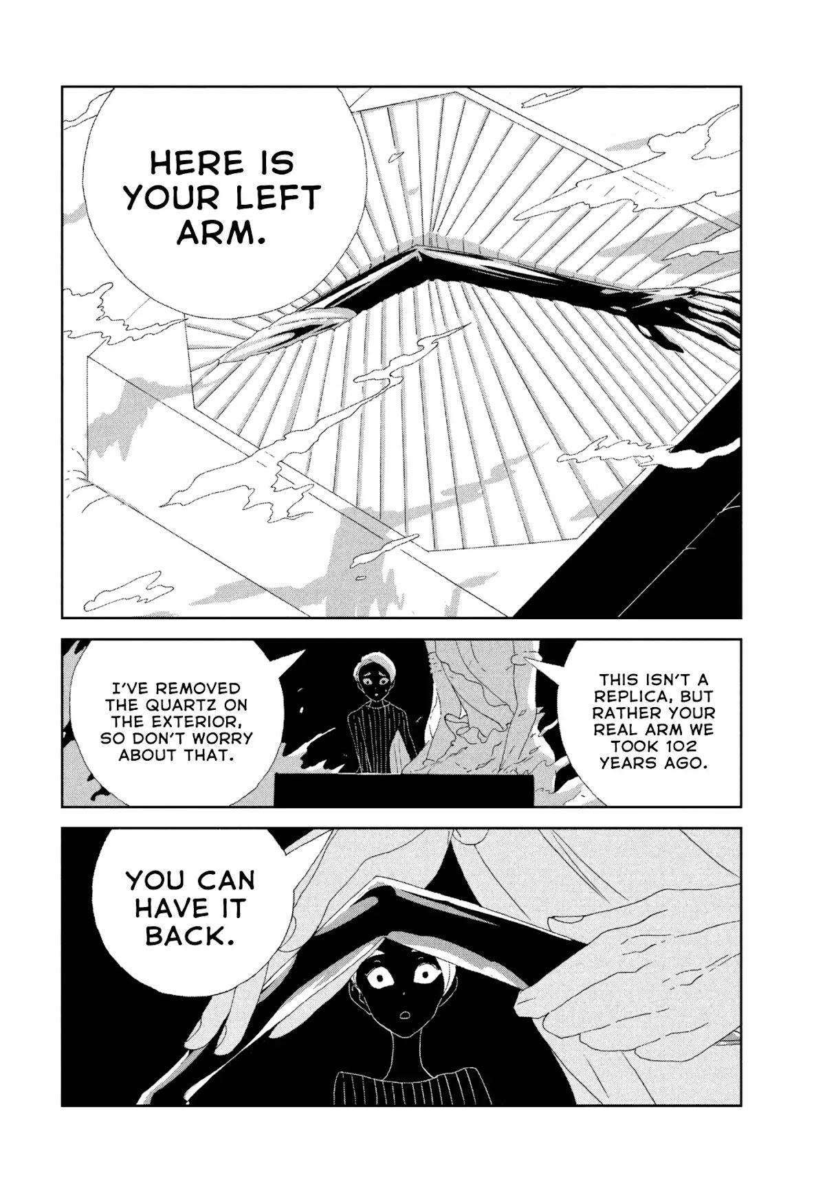 Houseki no Kuni Chapter 75 page 14 - Chapter 75: Wish