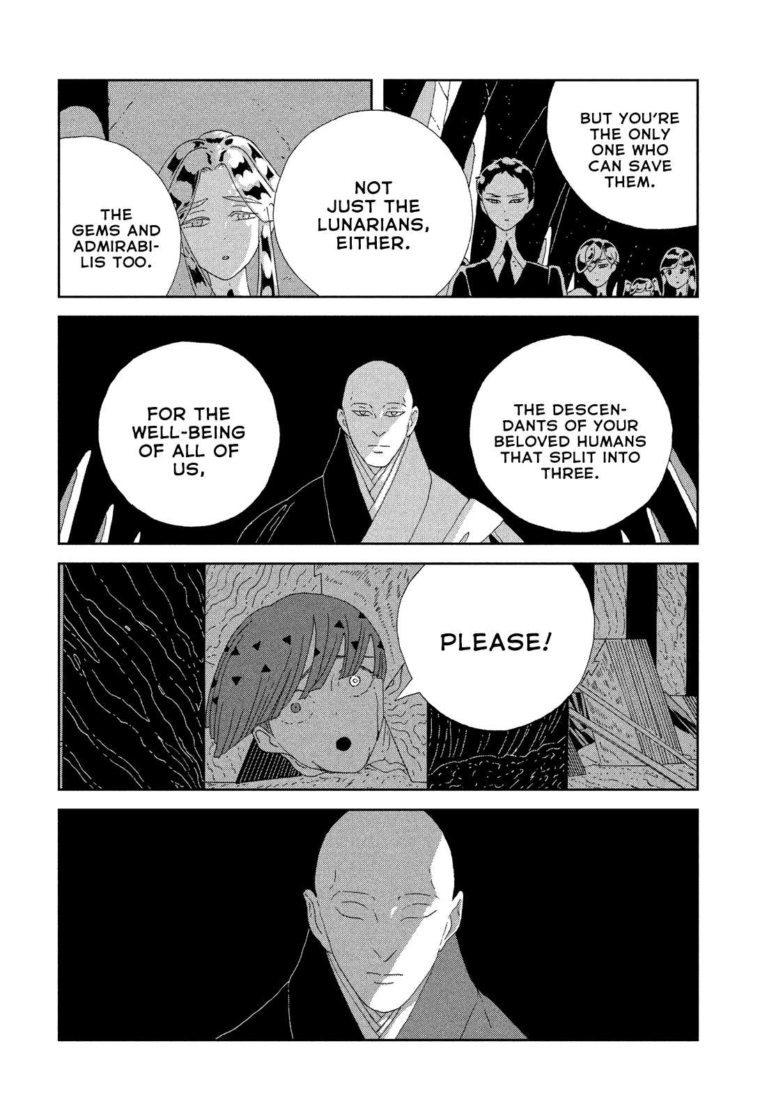 Houseki no Kuni Chapter 77 page 10 - Chapter 77: Authentication