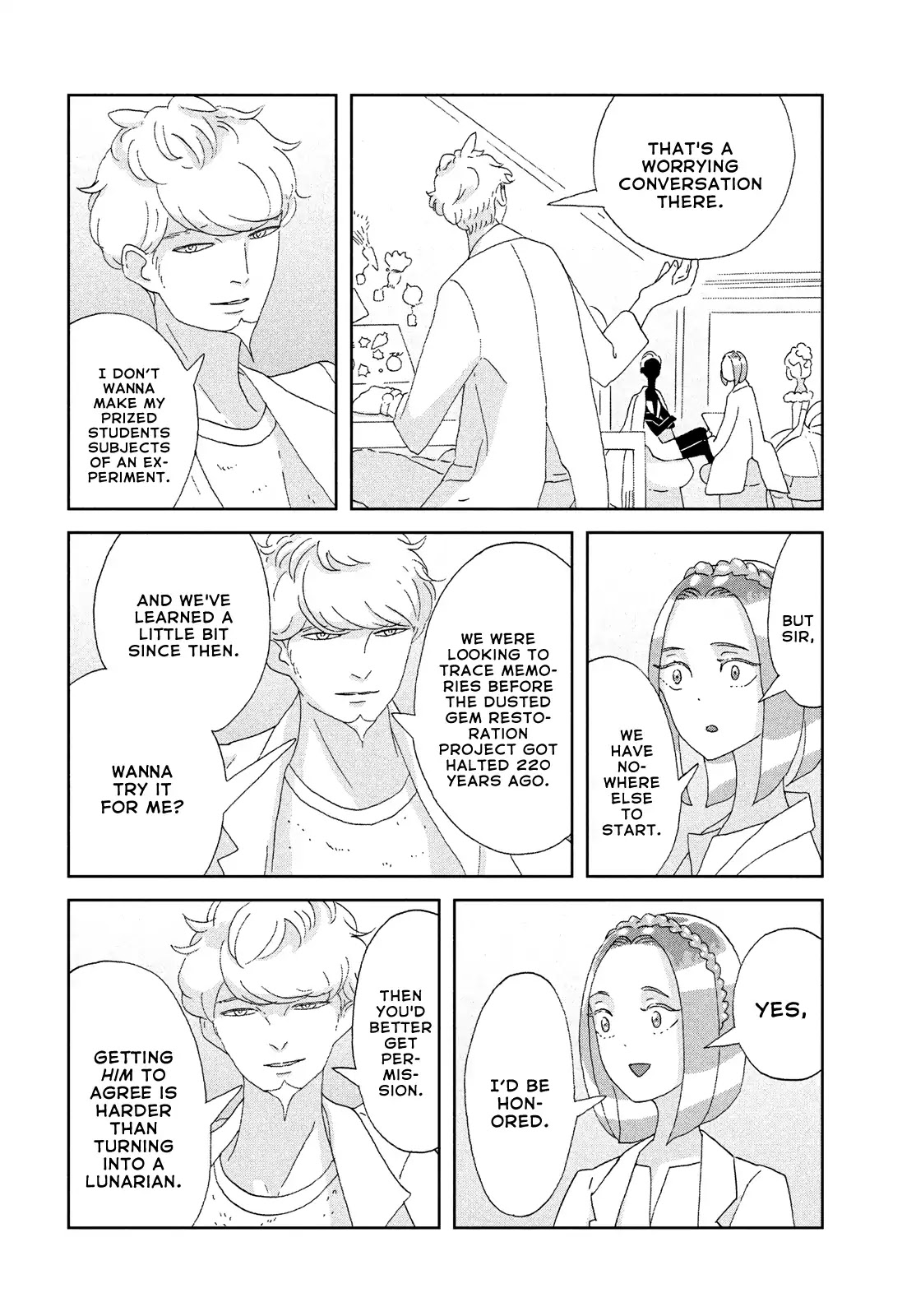 Houseki no Kuni Chapter 79 page 10 - Chapter 79: Two Hundred Twenty Years