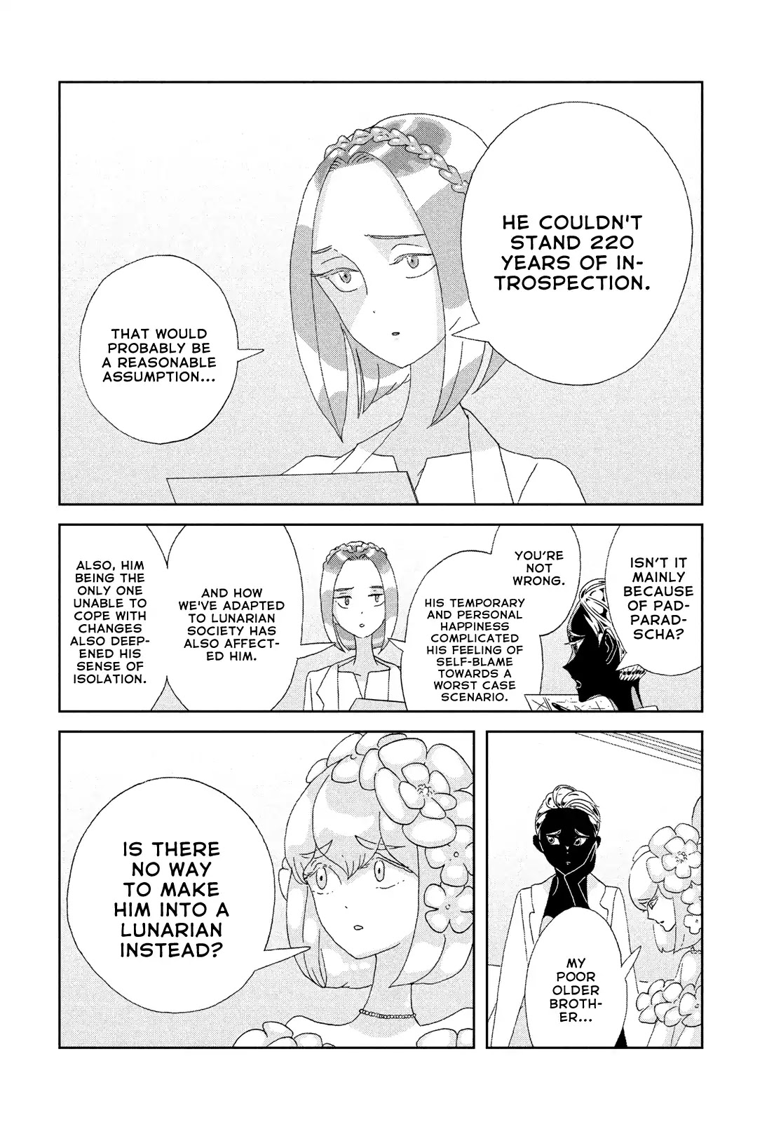Houseki no Kuni Chapter 79 page 8 - Chapter 79: Two Hundred Twenty Years