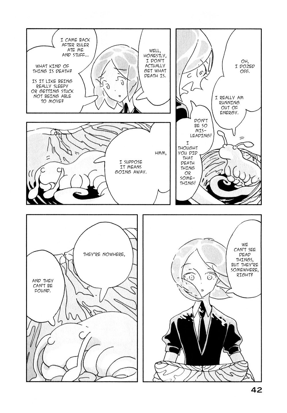 Houseki no Kuni Chapter 8 page 12 - Chapter 8 : Ocean (original version of translation)