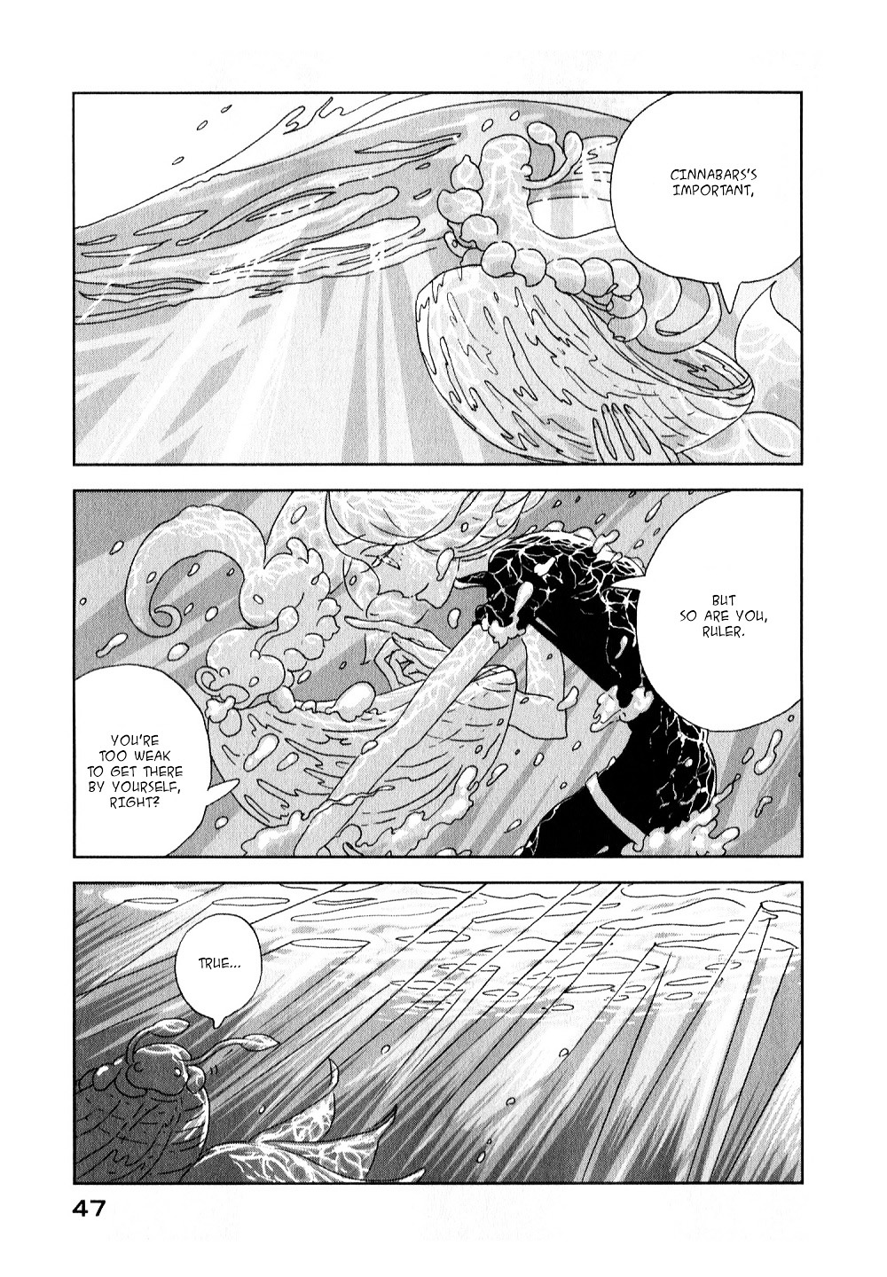 Houseki no Kuni Chapter 8 page 17 - Chapter 8 : Ocean (original version of translation)
