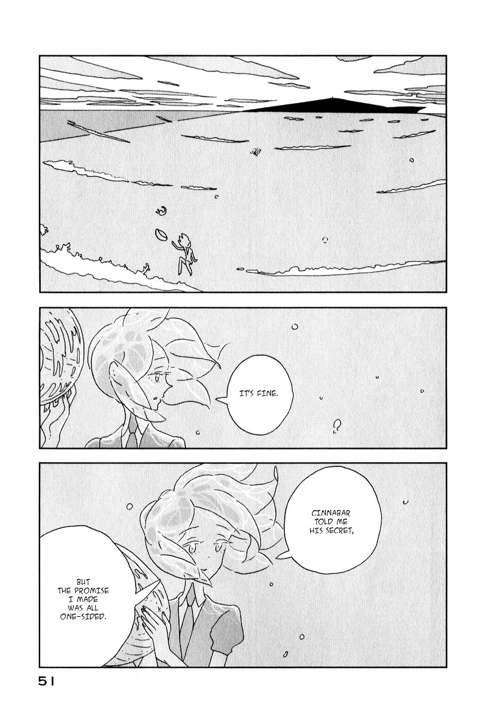 Houseki no Kuni Chapter 8 page 20 - Chapter 8 : Ocean (original version of translation)