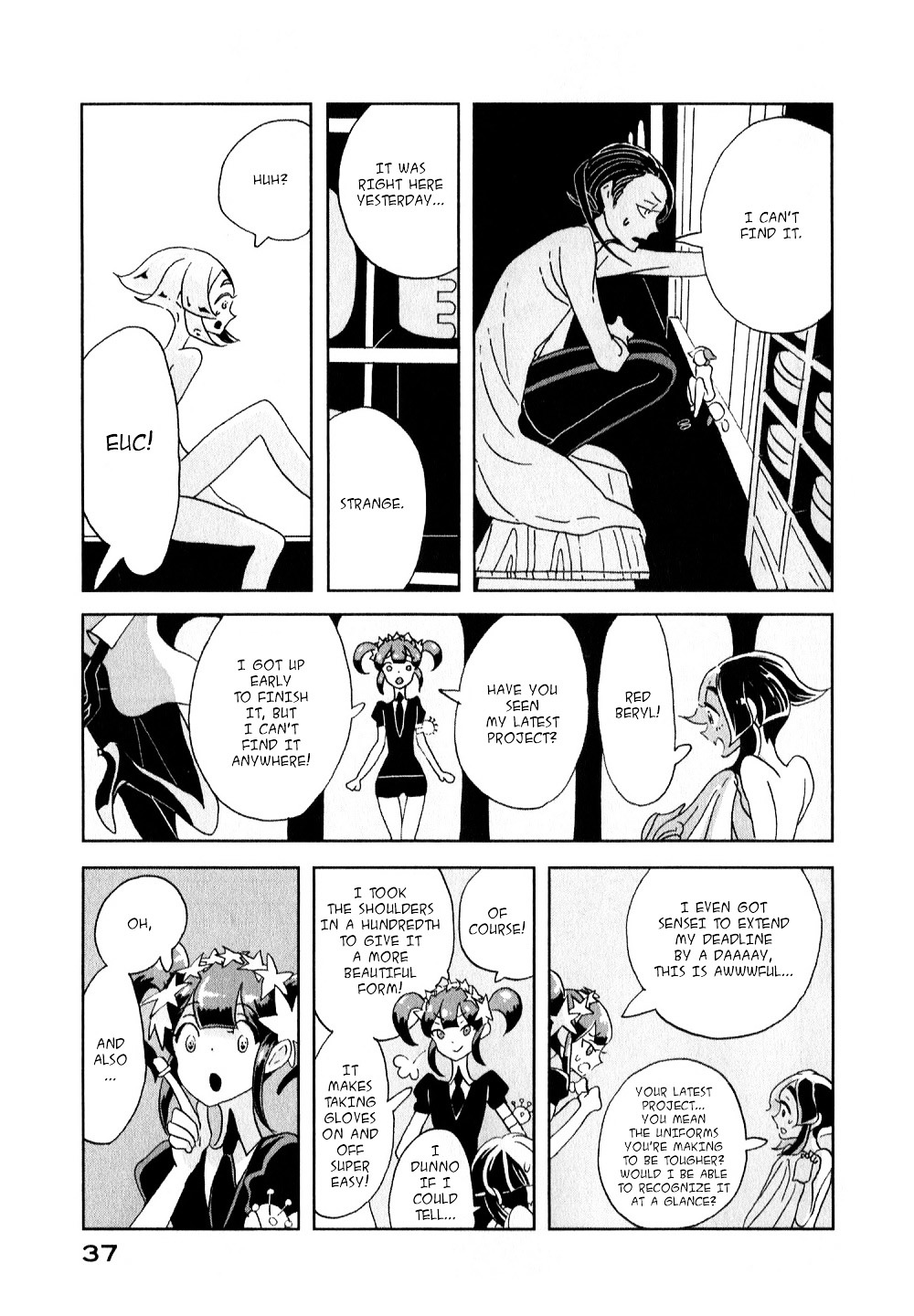 Houseki no Kuni Chapter 8 page 7 - Chapter 8 : Ocean (original version of translation)