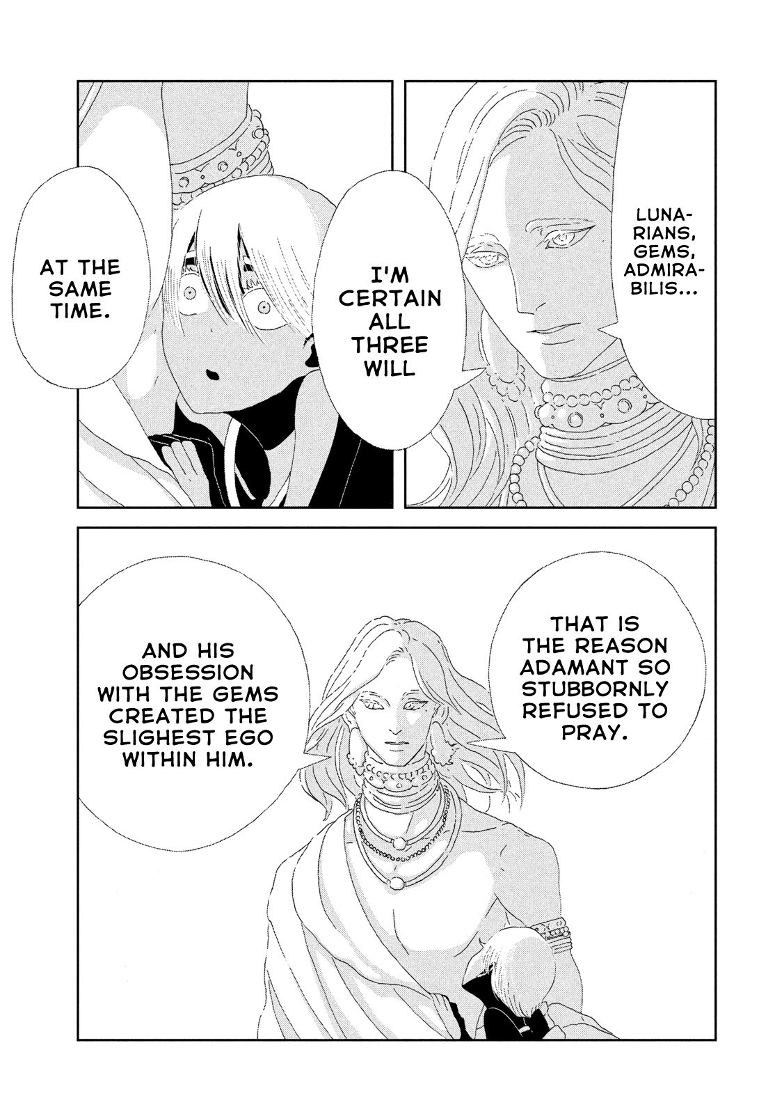 Houseki no Kuni Chapter 80 page 19 - Chapter 80: The Three