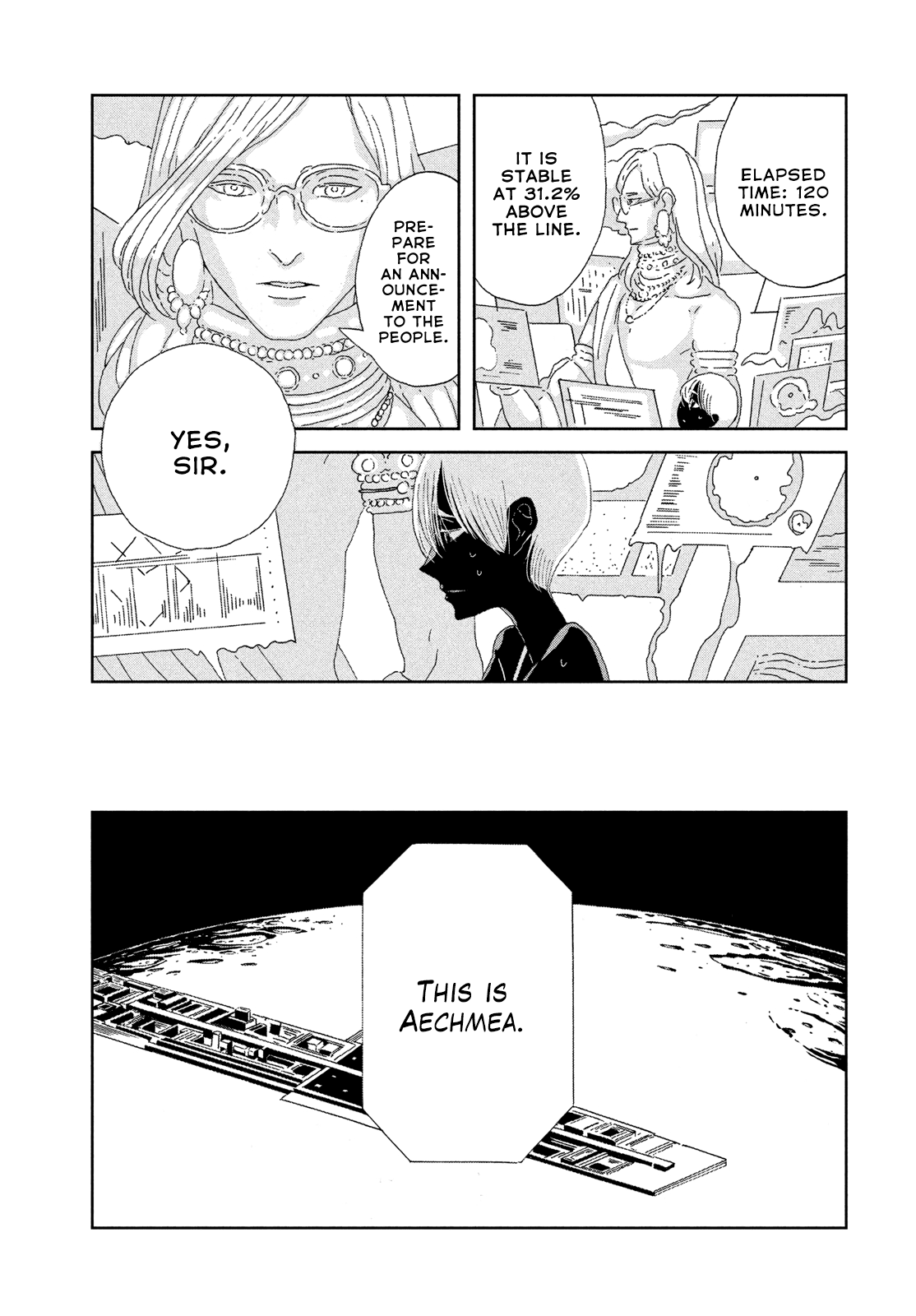 Houseki no Kuni Chapter 80 page 9 - Chapter 80: The Three