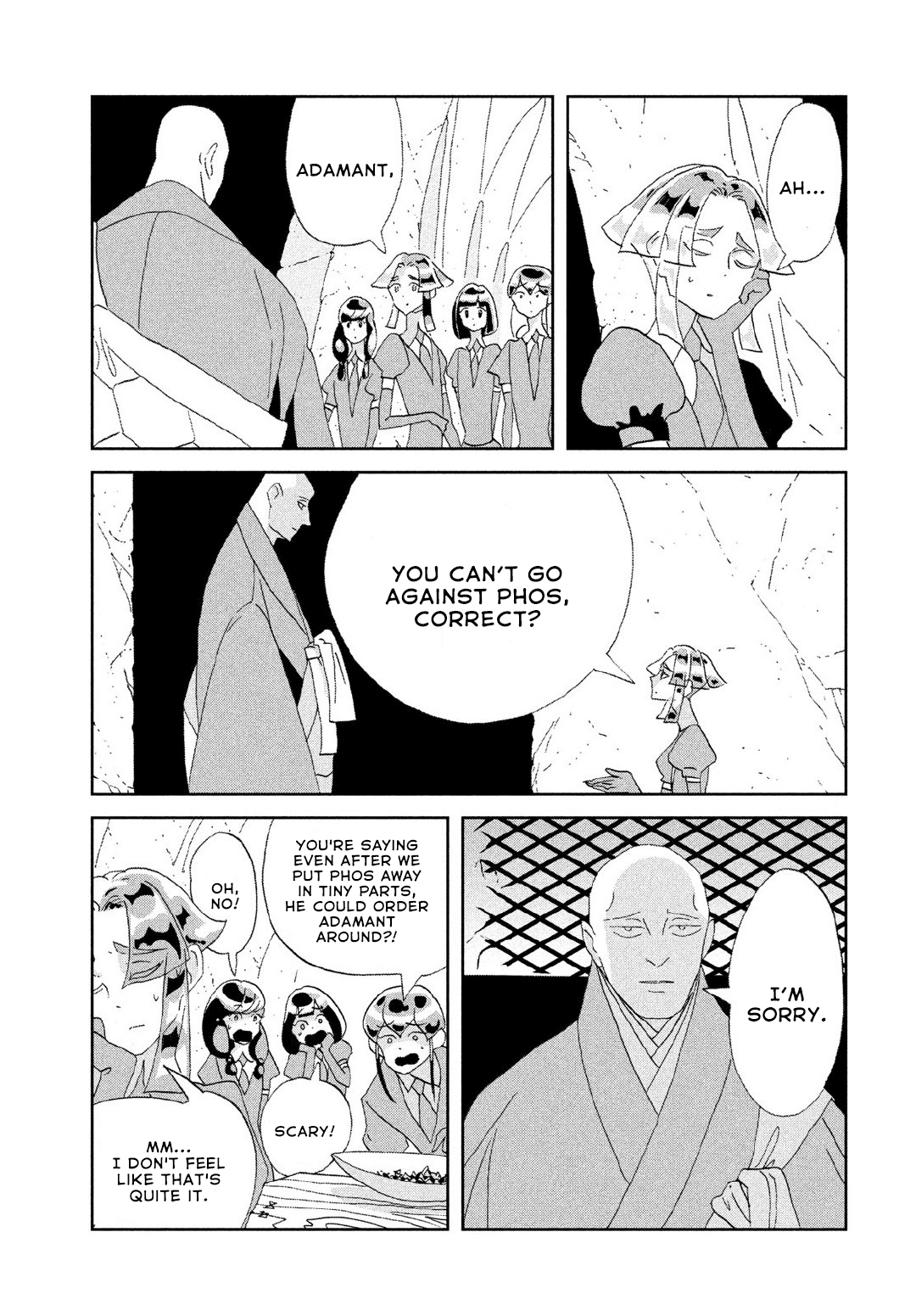 Houseki no Kuni Chapter 83 page 3 - Chapter 83: Reflection