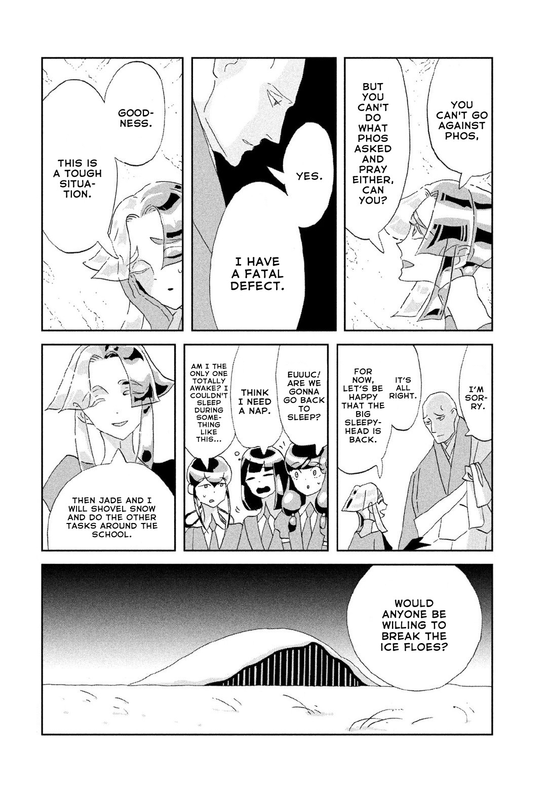 Houseki no Kuni Chapter 83 page 4 - Chapter 83: Reflection