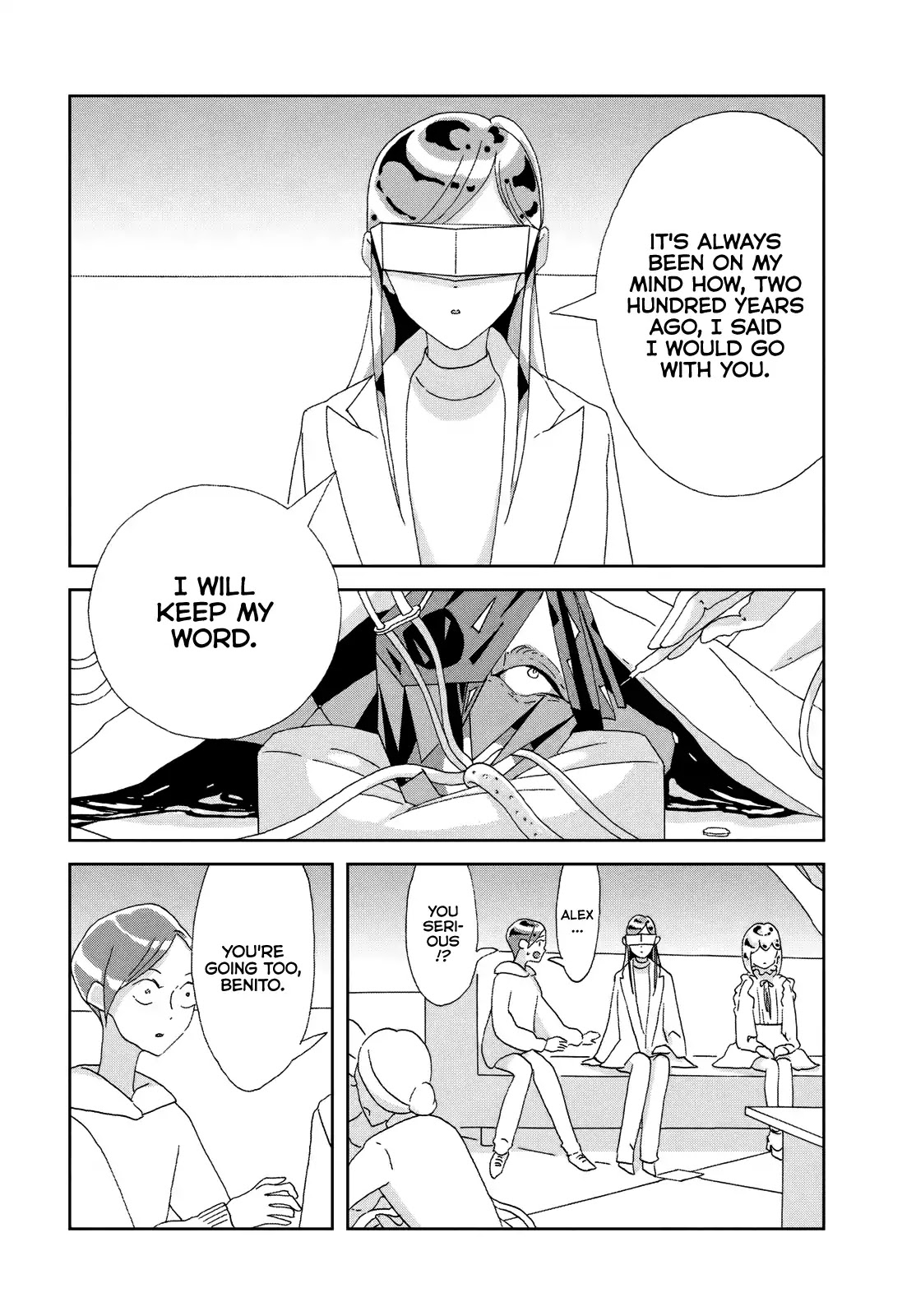 Houseki no Kuni Chapter 84 page 10 - Chapter 84: The Night Before