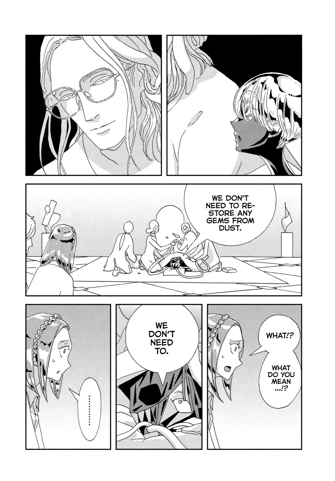 Houseki no Kuni Chapter 84 page 12 - Chapter 84: The Night Before