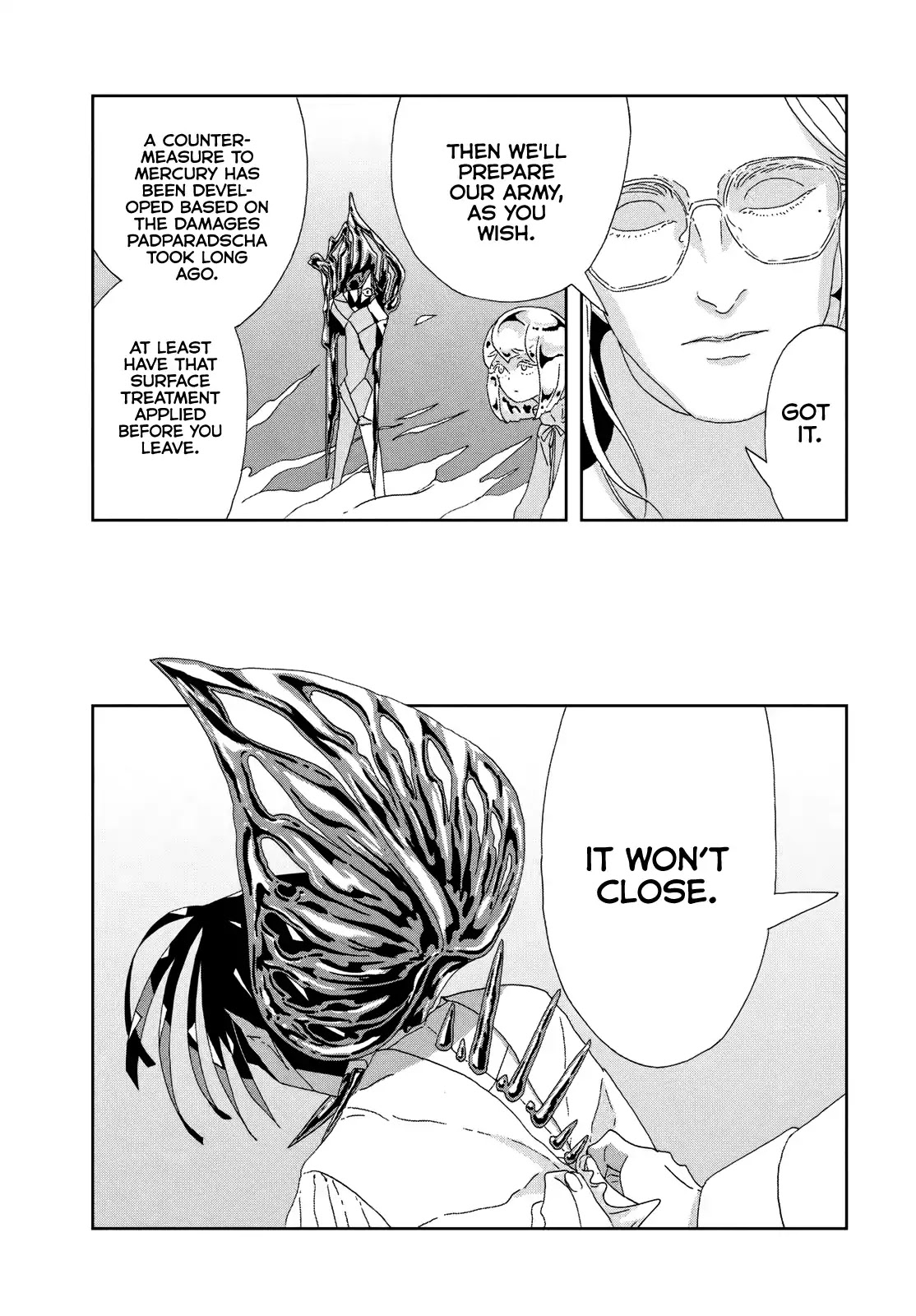 Houseki no Kuni Chapter 84 page 15 - Chapter 84: The Night Before