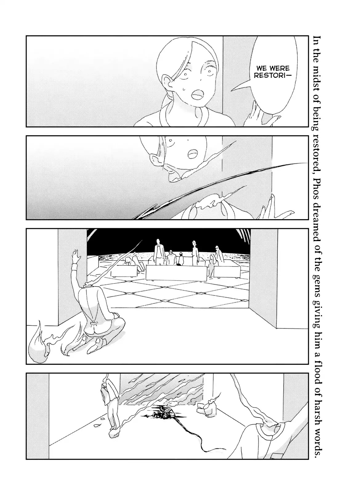 Houseki no Kuni Chapter 84 page 2 - Chapter 84: The Night Before