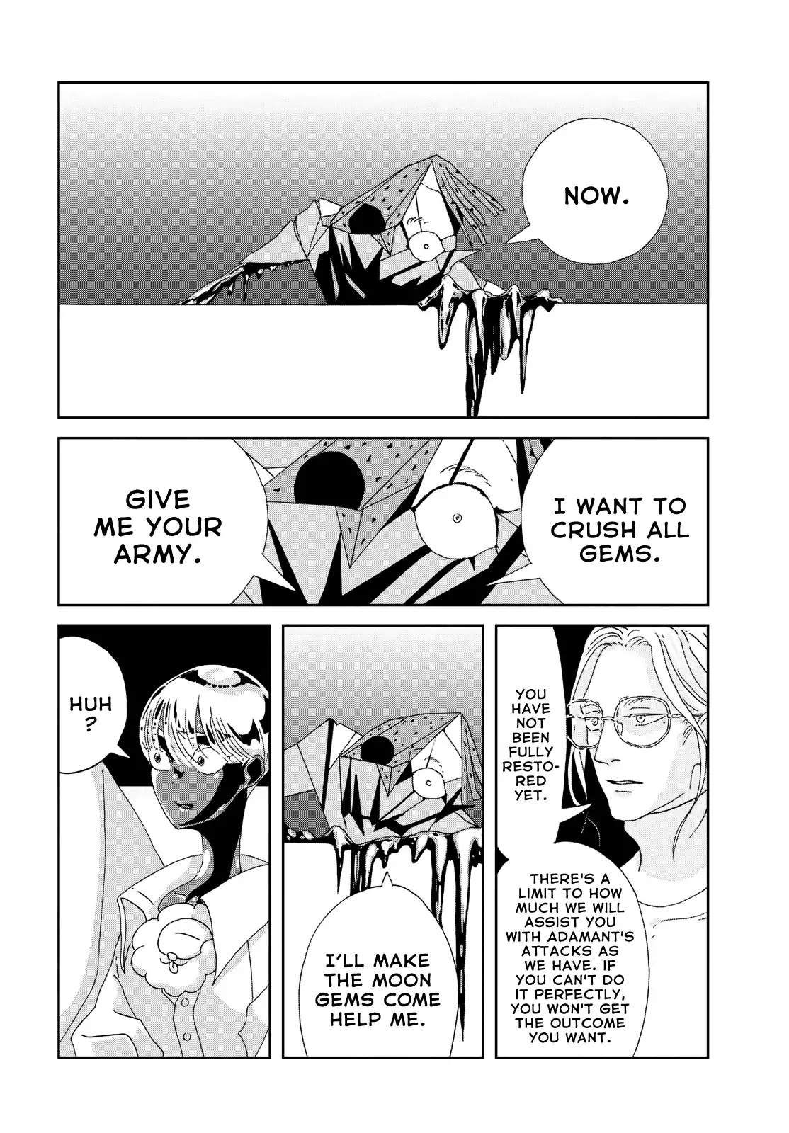 Houseki no Kuni Chapter 84 page 4 - Chapter 84: The Night Before