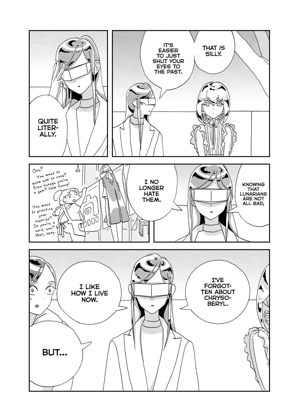 Houseki no Kuni Chapter 84 page 9 - Chapter 84: The Night Before
