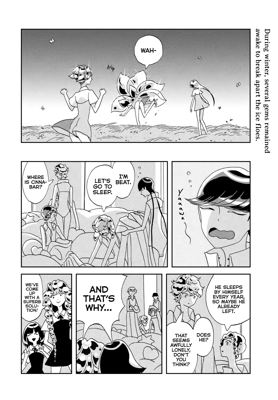 Houseki no Kuni Chapter 85 page 2 - Chapter 85: Birthday