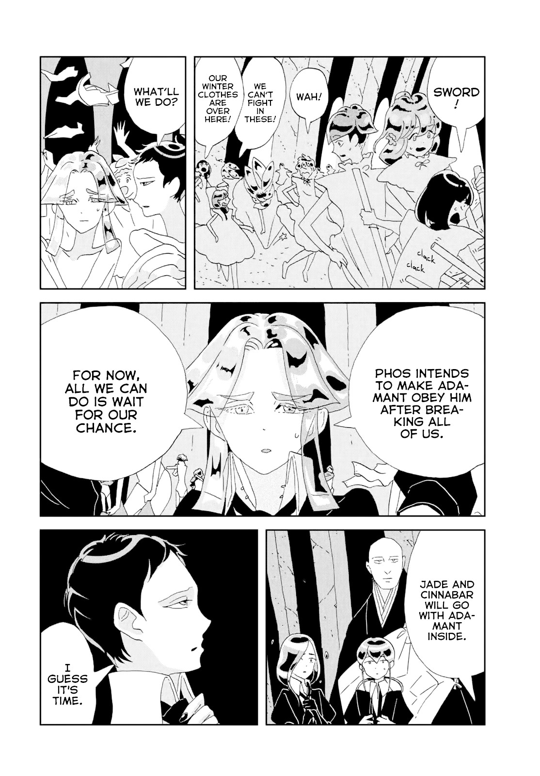 Houseki no Kuni Chapter 86 page 7 - Chapter 86: The Onset