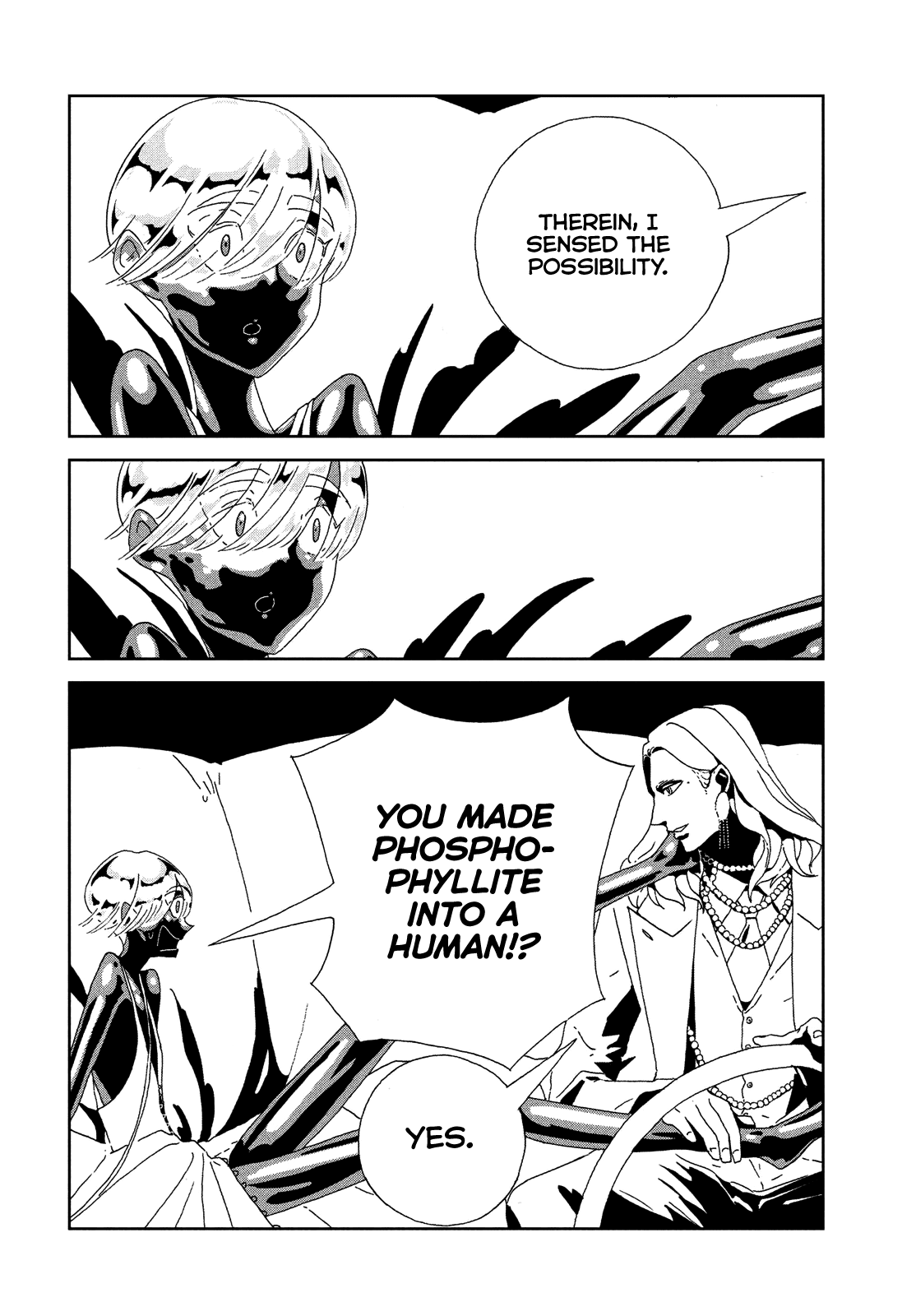 Houseki no Kuni Chapter 88 page 12 - Chapter 88: Nature, Experimentation, and the World to Come