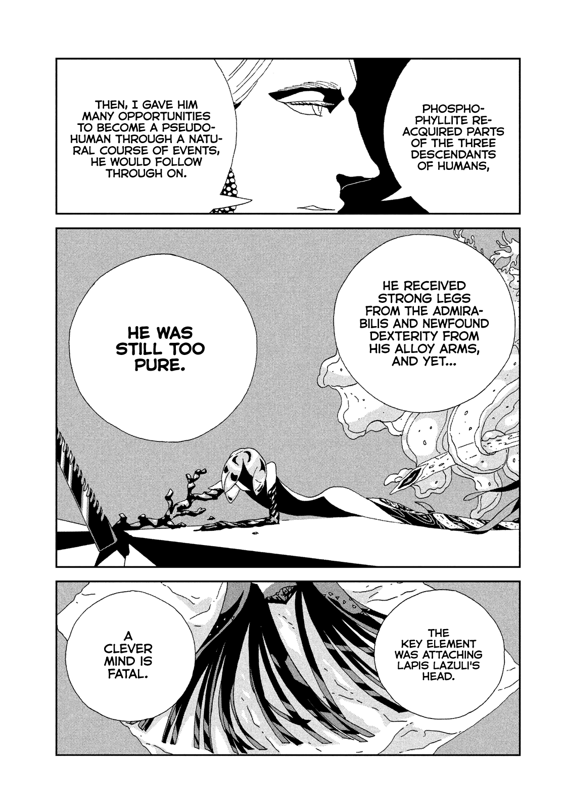 Houseki no Kuni Chapter 88 page 13 - Chapter 88: Nature, Experimentation, and the World to Come